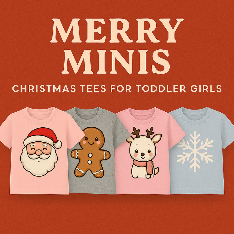 Merry Minis: Christmas Tees for Toddler Girl