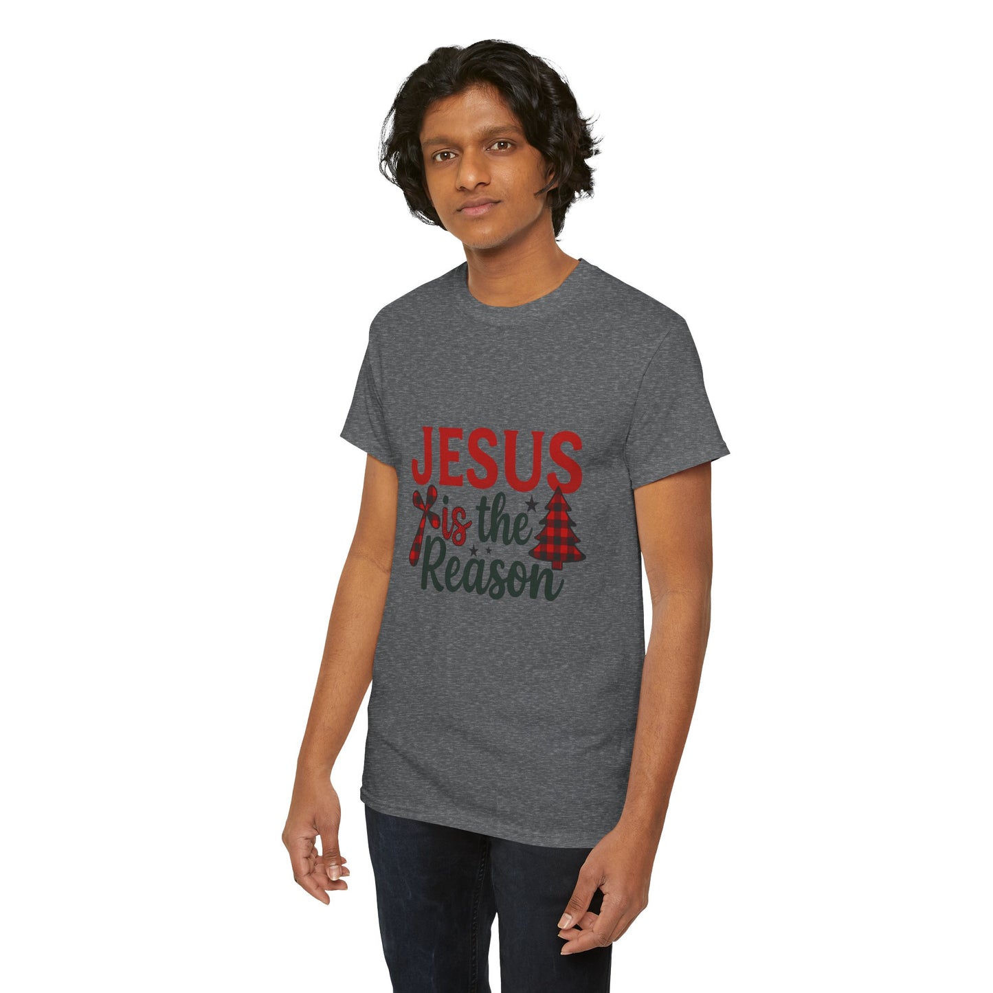 Jesus is the Reason Christmas Tee - Faith-Based Holiday Gift