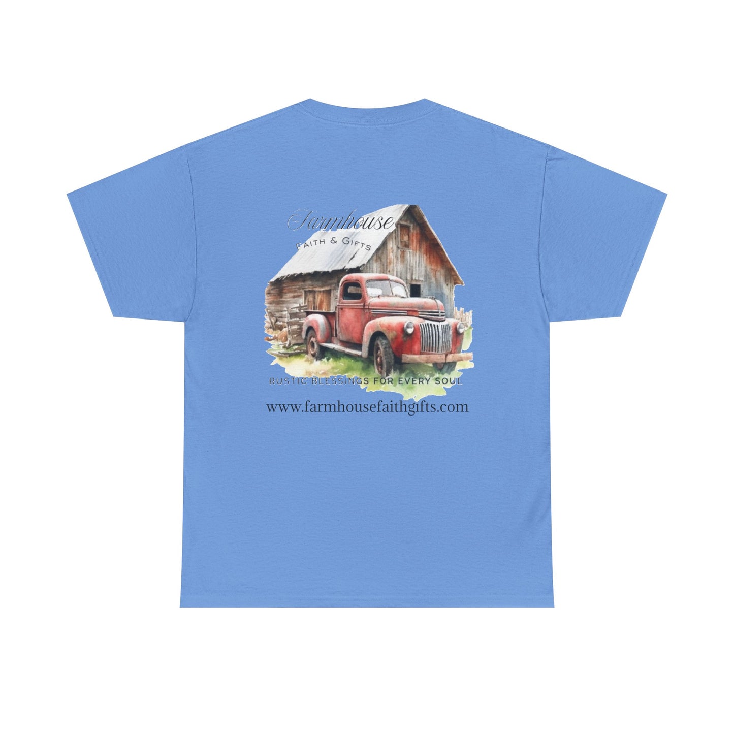 Rustic Farmhouse Unisex Tee, Country Style Shirt, Vintage Truck Tee, Back to Nature Apparel, Ideal Gift for Farm Lovers