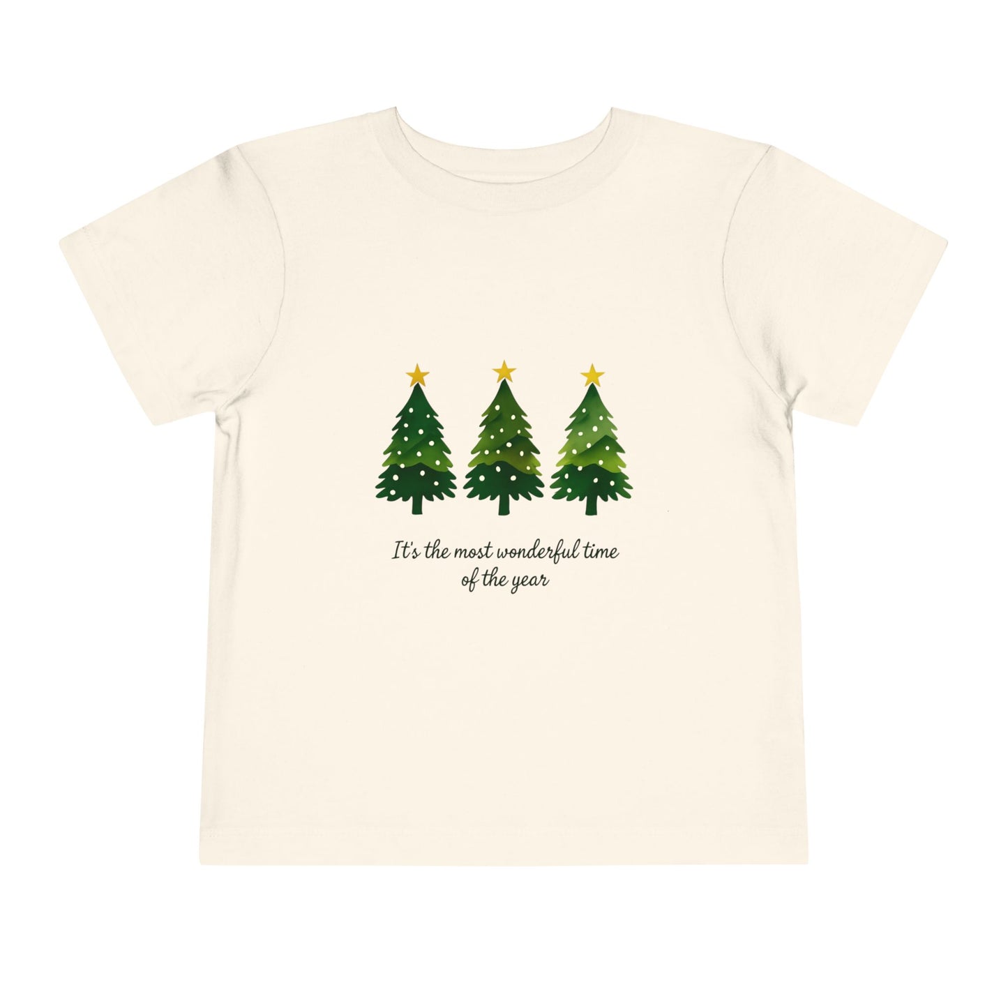 Watercolor Christmas Trees Toddler Tee