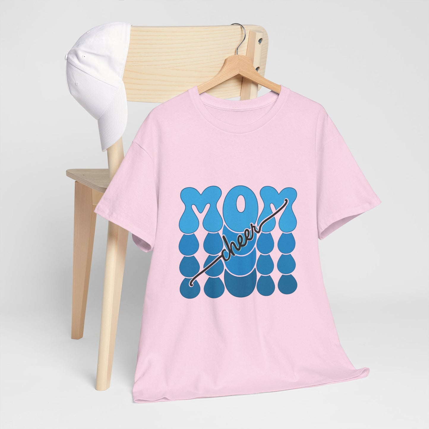 Blue Mom Cheer T-Shirt