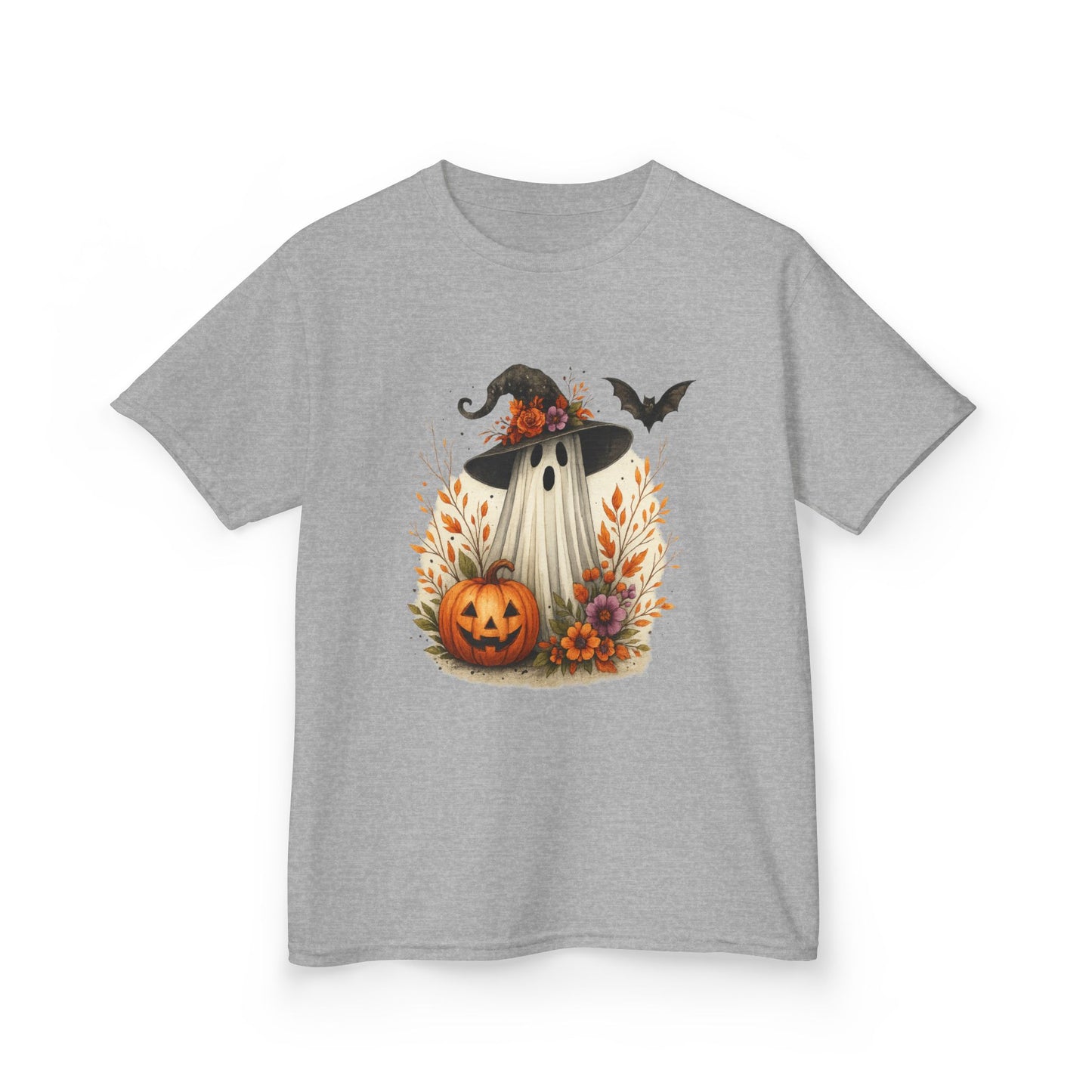 Spooky Ghost Dinosaur Kids Tee - Halloween Fun!