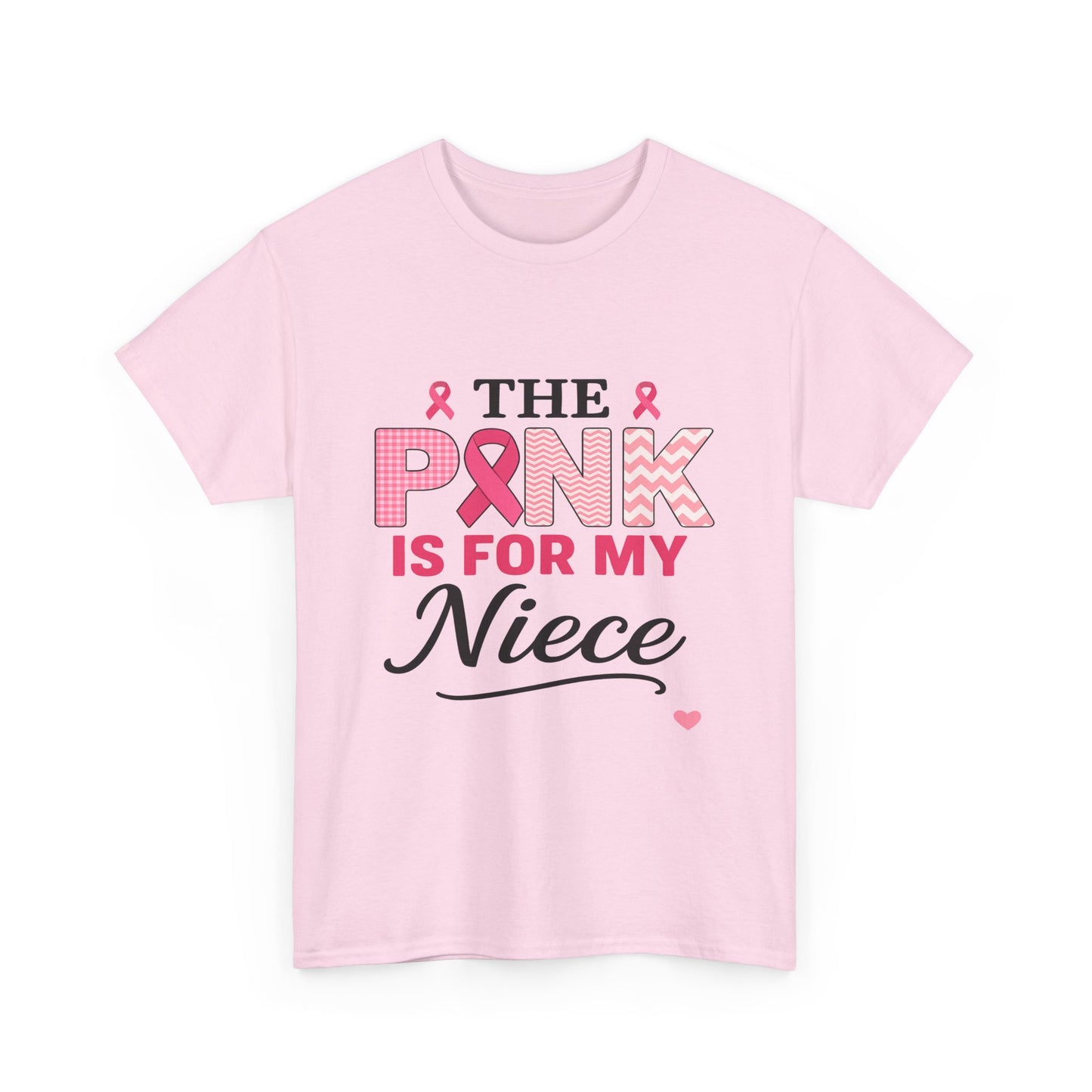 Pink Ribbon Niece Tee - Breast Cancer Awareness