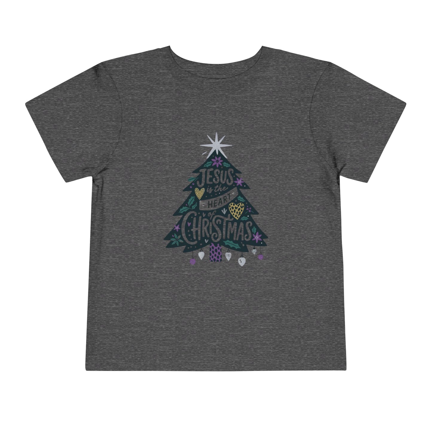 Jesus is the Heart of Christmas Toddler Tee