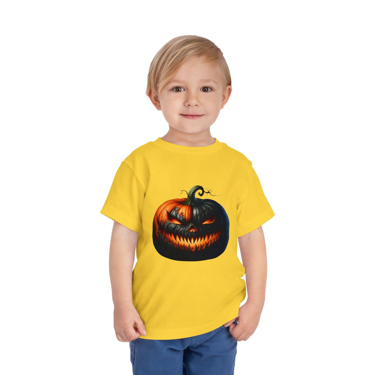 Spooky Jack-o'-Lantern Toddler Halloween Tee
