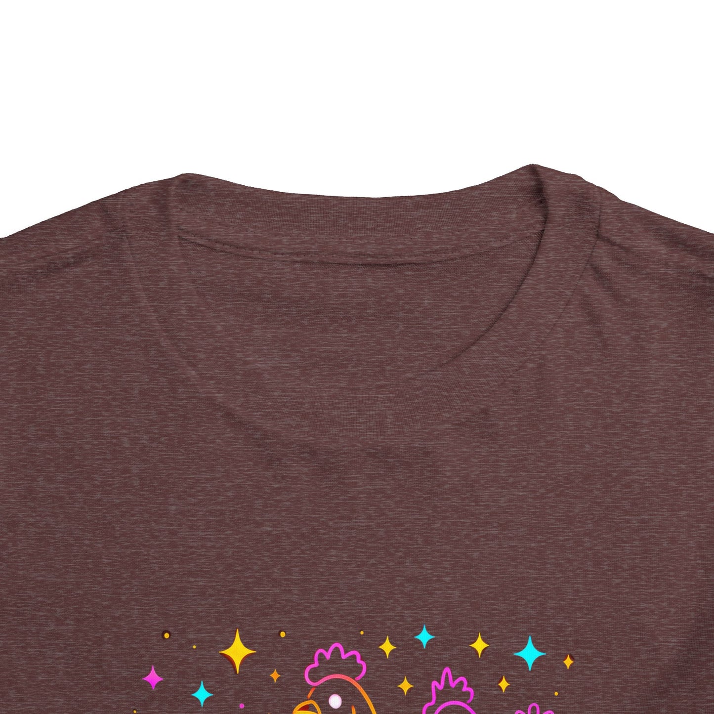 Toddler Halloween Tee - Playful Chickens & Pumpkins Design