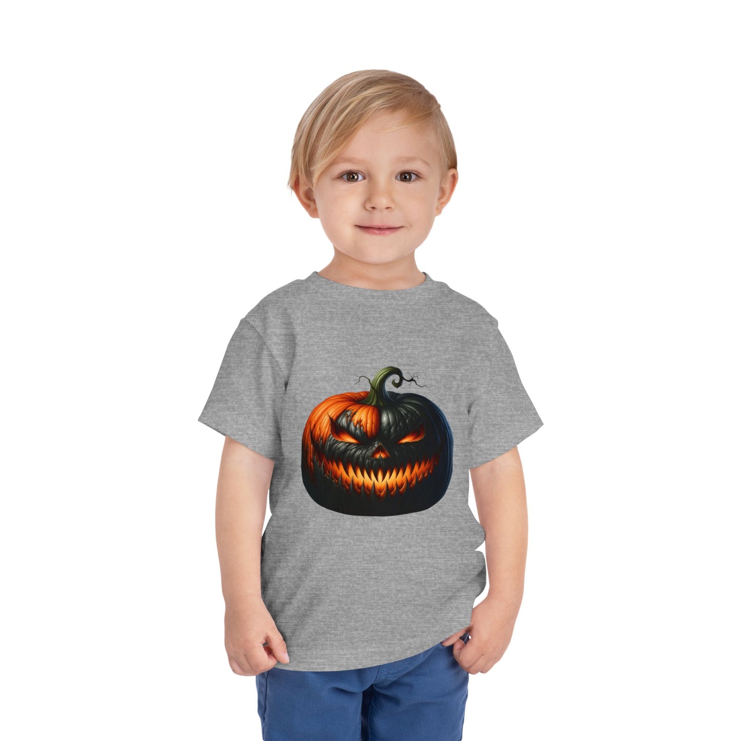 Spooky Jack-o'-Lantern Toddler Halloween Tee