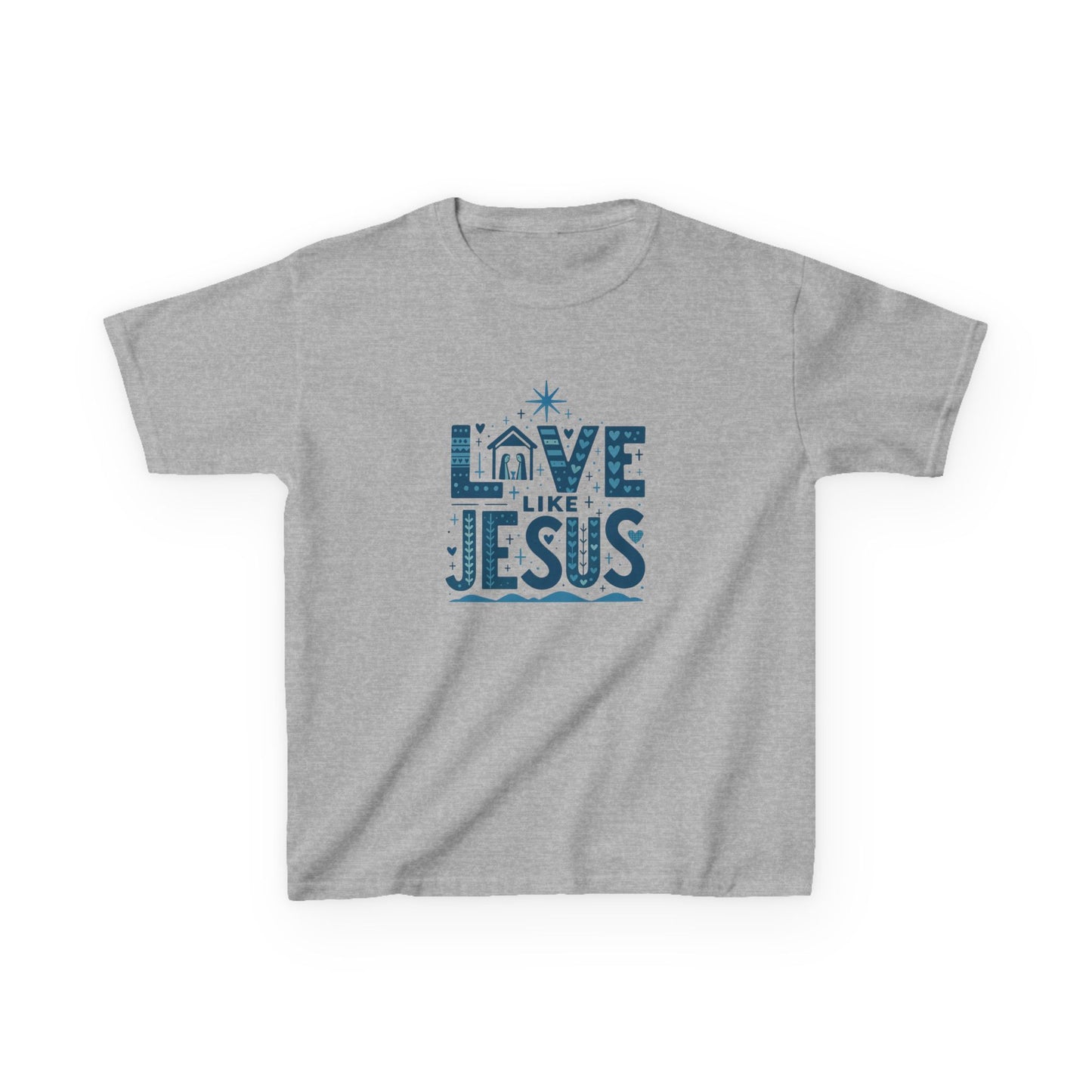 Love Like Jesus Christmas Dinosaur Tee