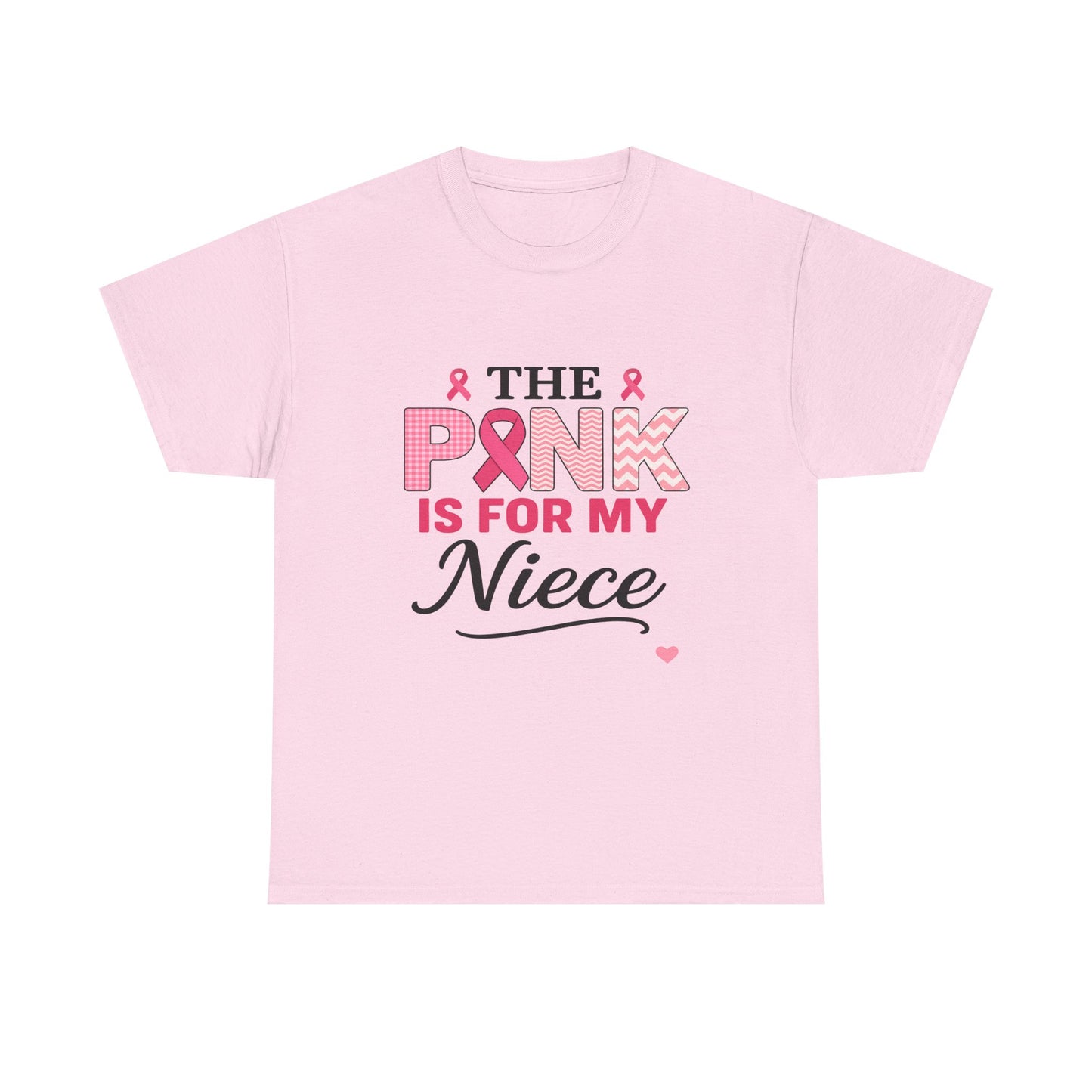 Pink Ribbon Niece Tee - Breast Cancer Awareness