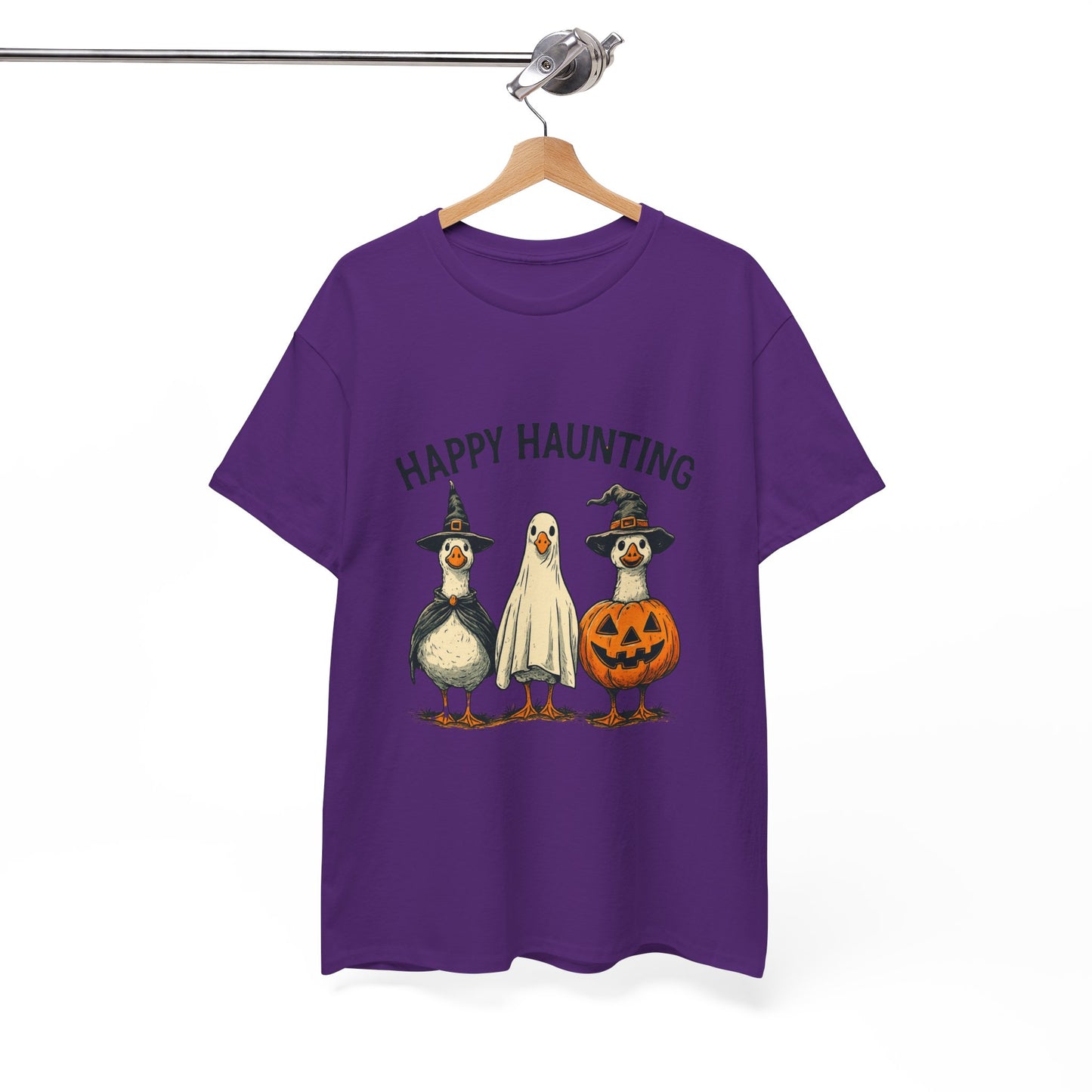 Happy Haunting Geese Halloween Tee