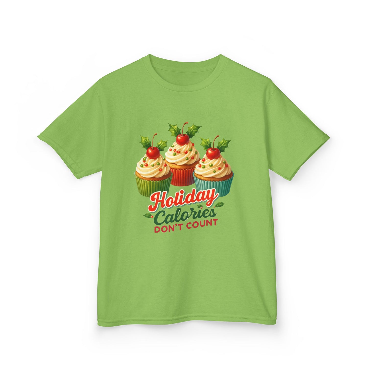 Holiday Cupcake Dino Tee - Christmas Fun!