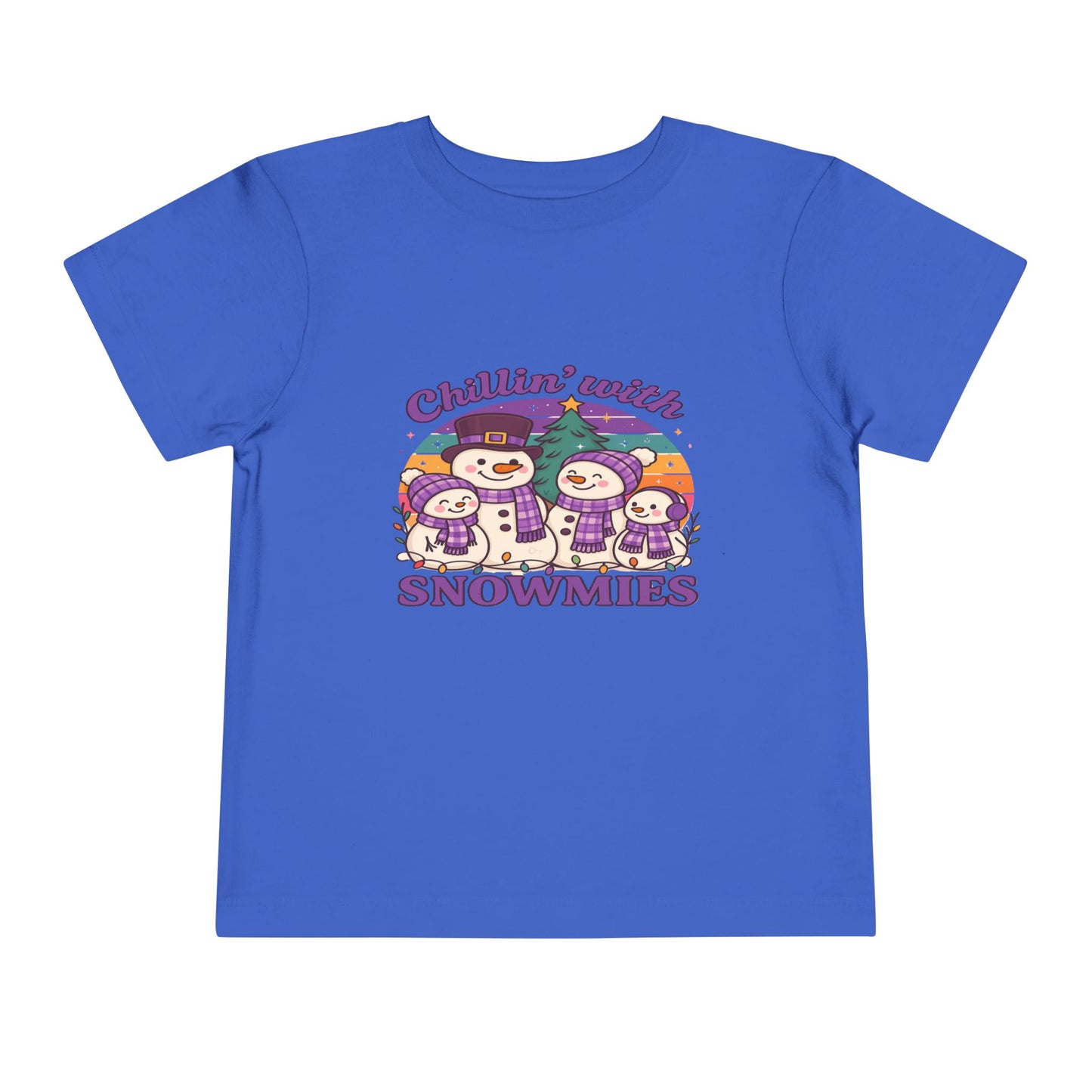 Chillin' with Snowmies Toddler Christmas Tee