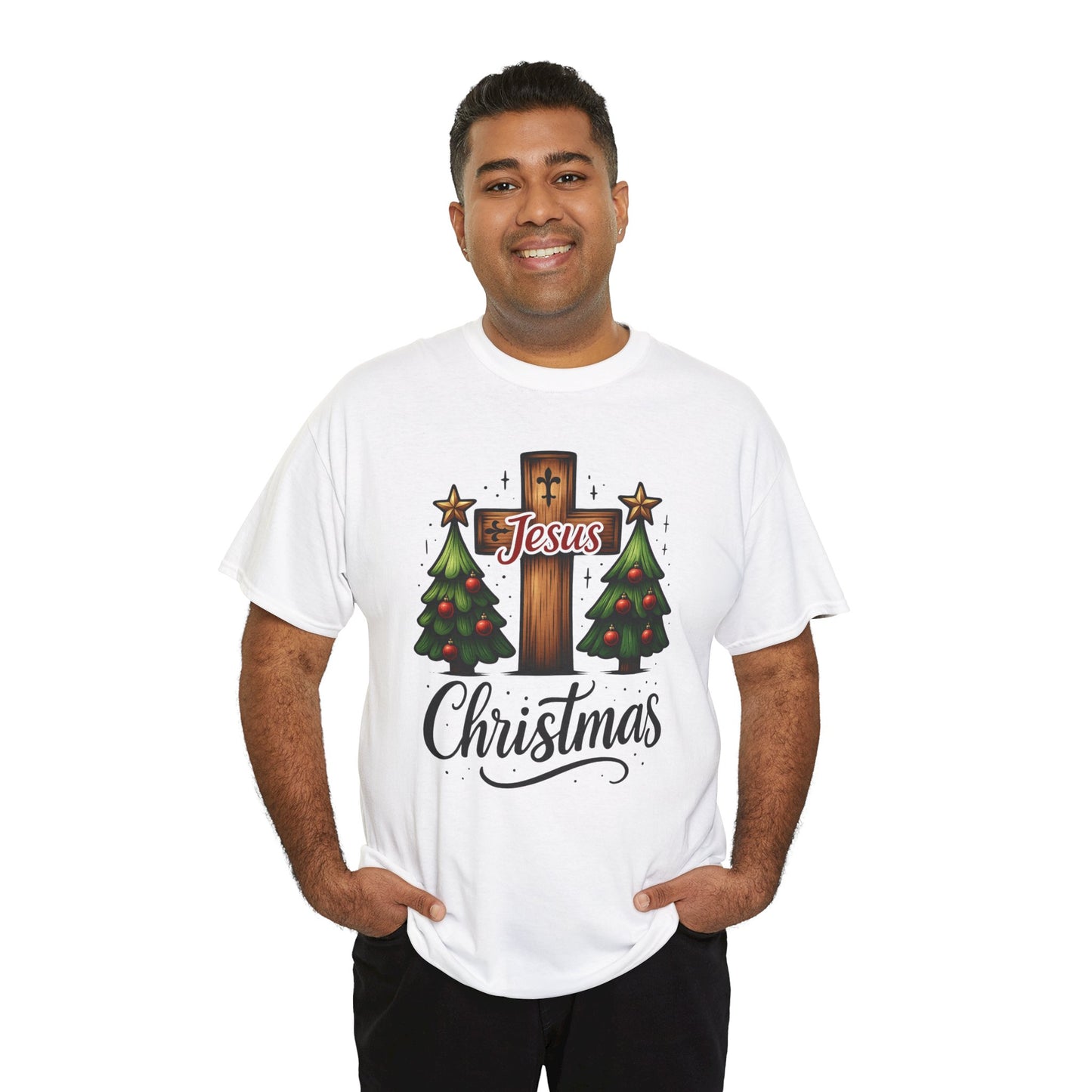Christmas Cross Unisex Tee