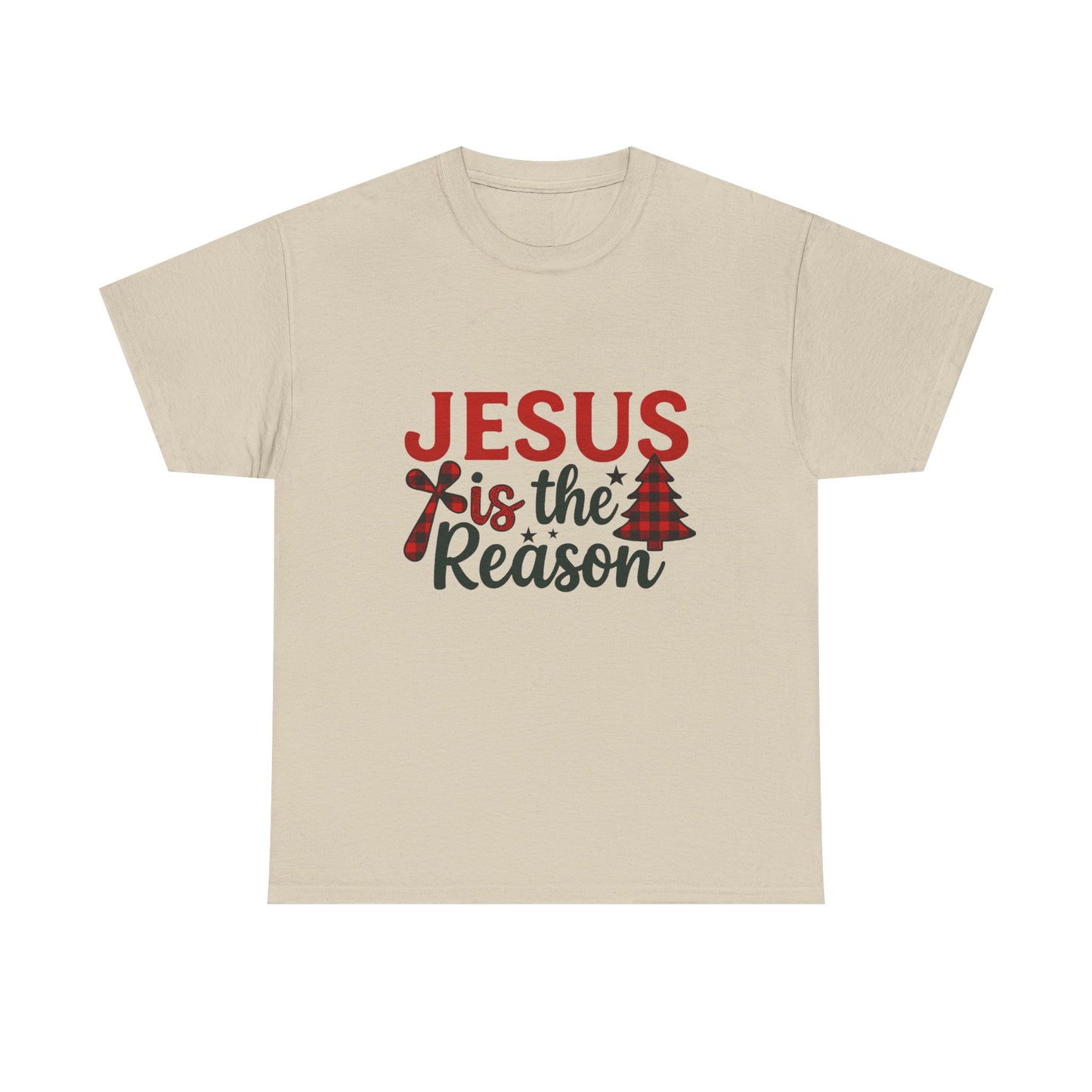 Jesus is the Reason Christmas Tee - Faith-Based Holiday Gift