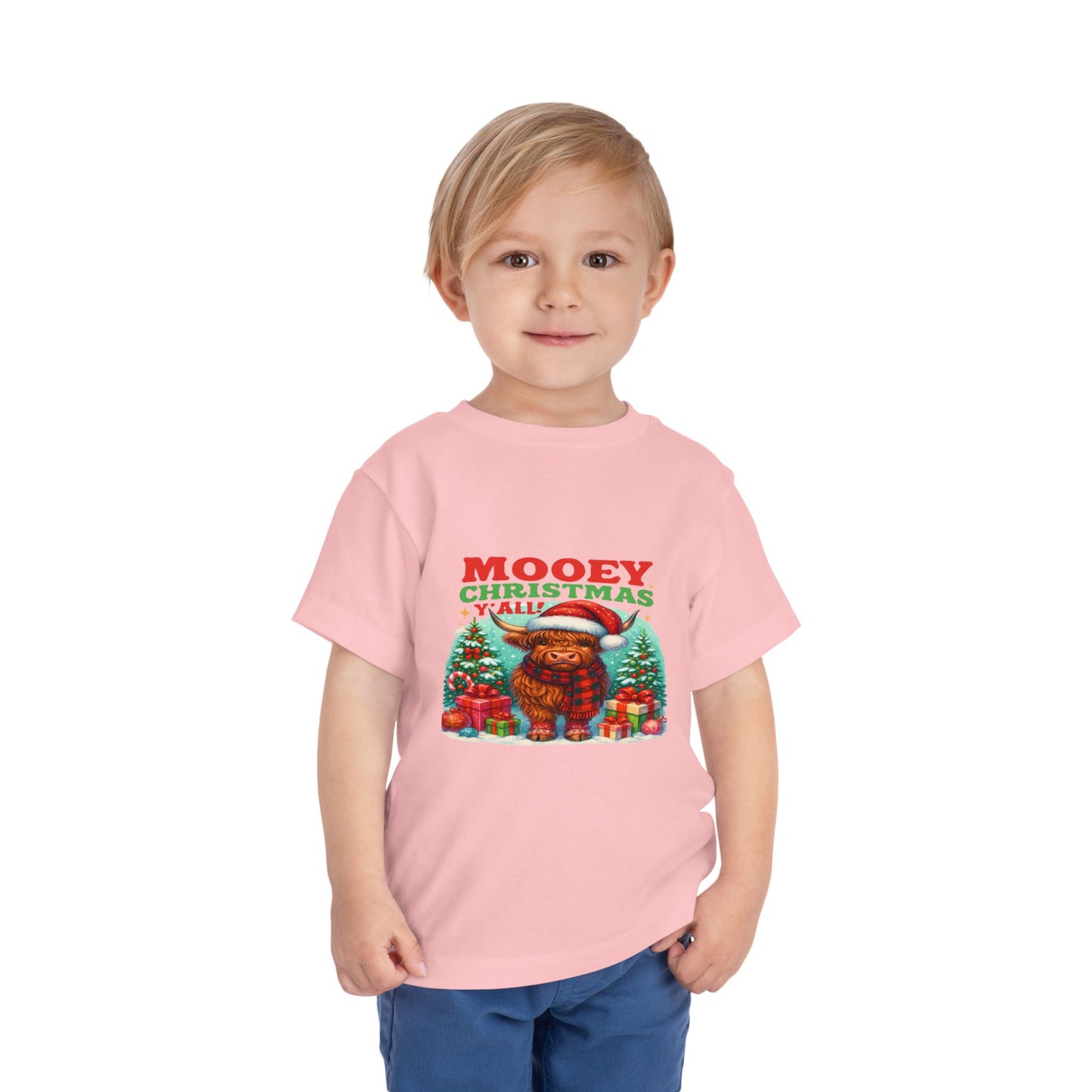 Mooey Christmas Y'all! Toddler Tee