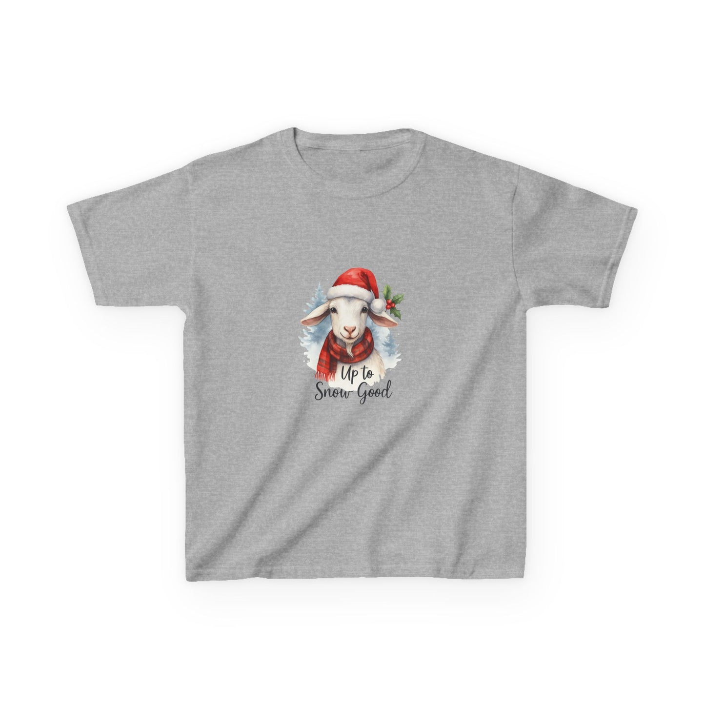 Goat Santa Christmas Tee - Up to Snow Good!