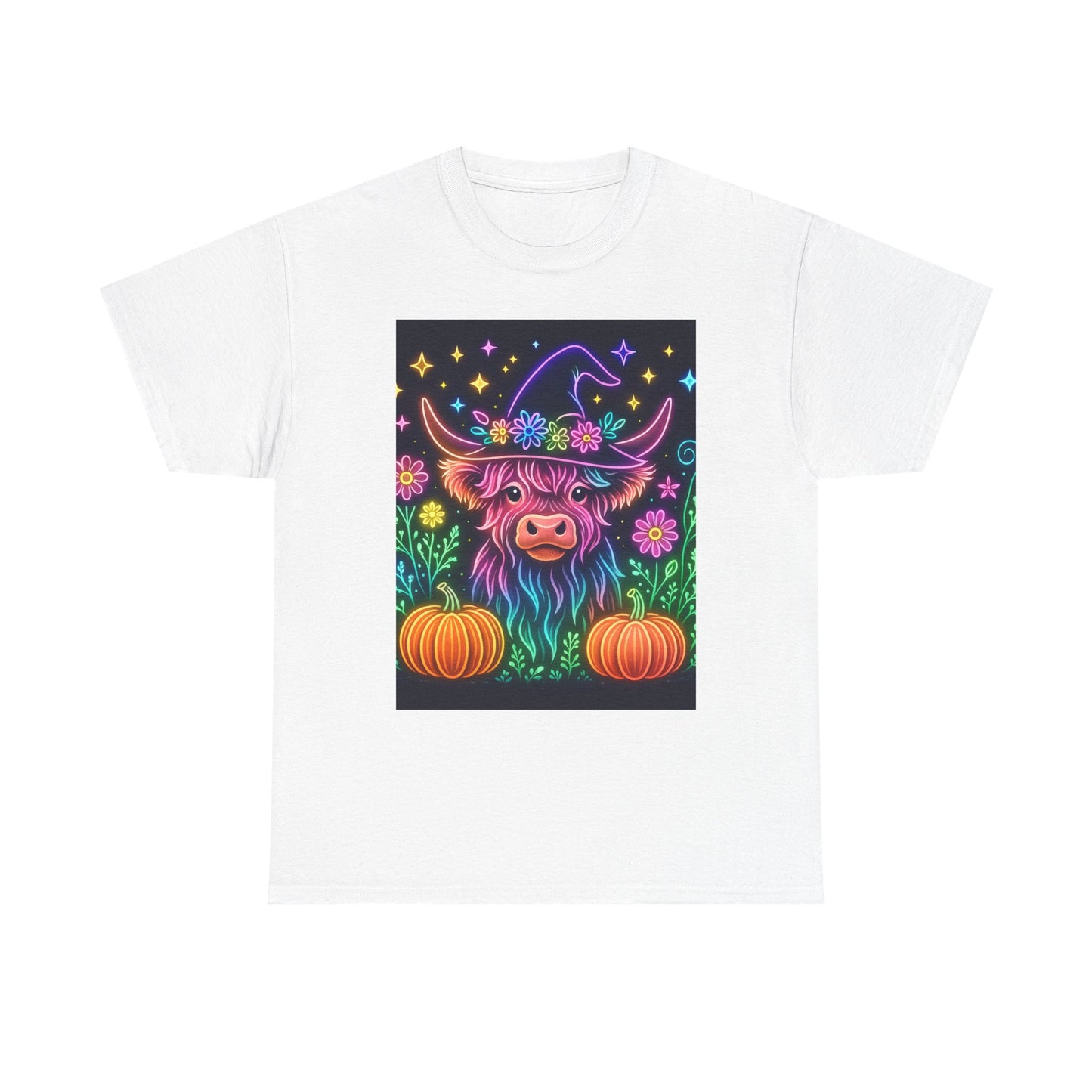 Neon Halloween Highland Tee