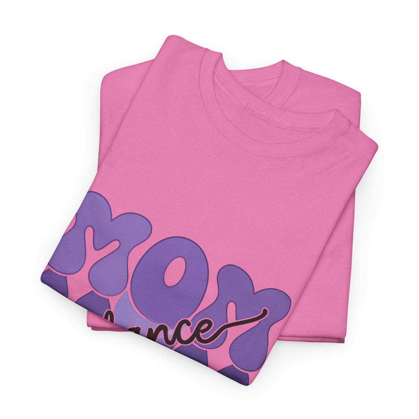 MOM Dance – Purple Letter Stage Spirit Tee
