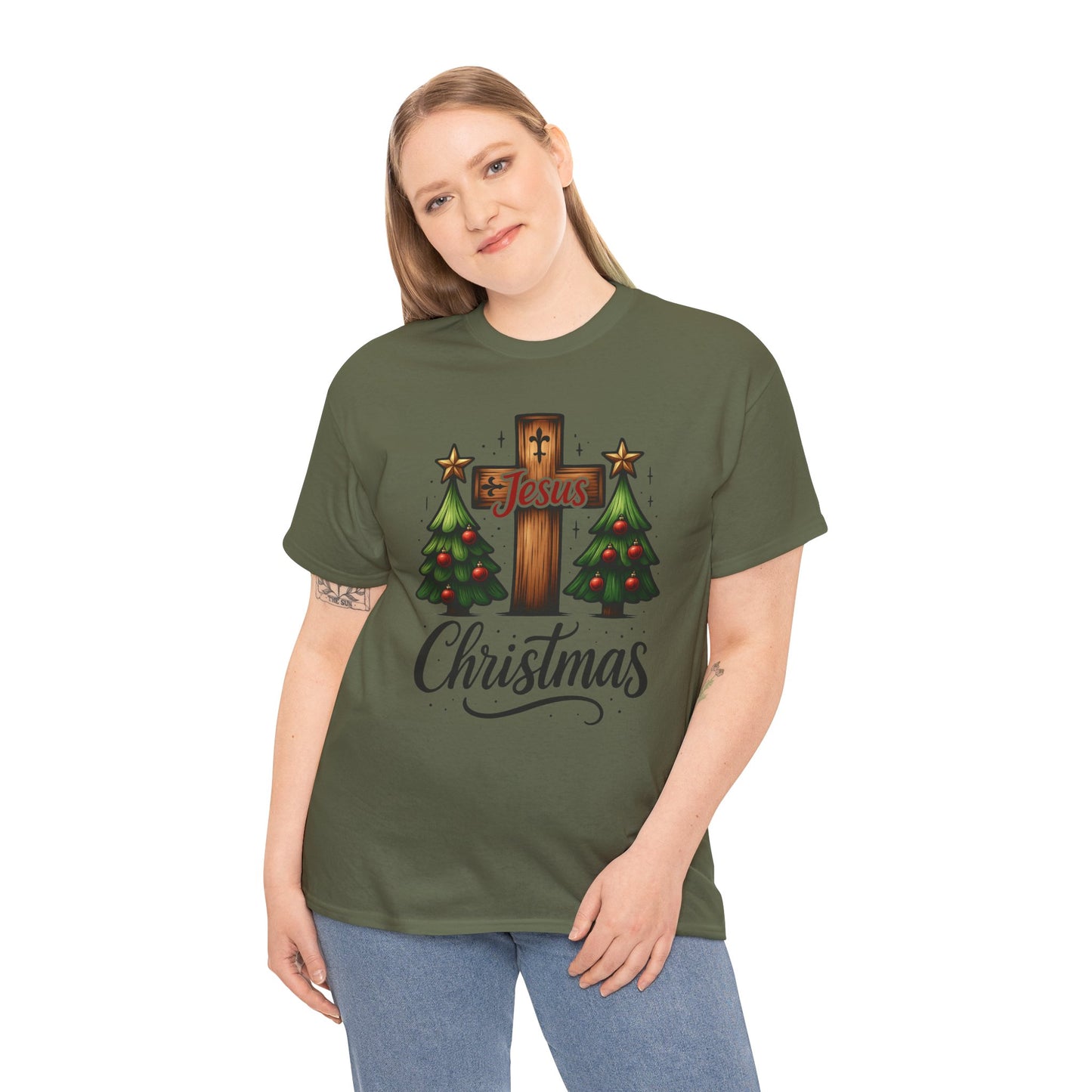 Christmas Cross Unisex Tee
