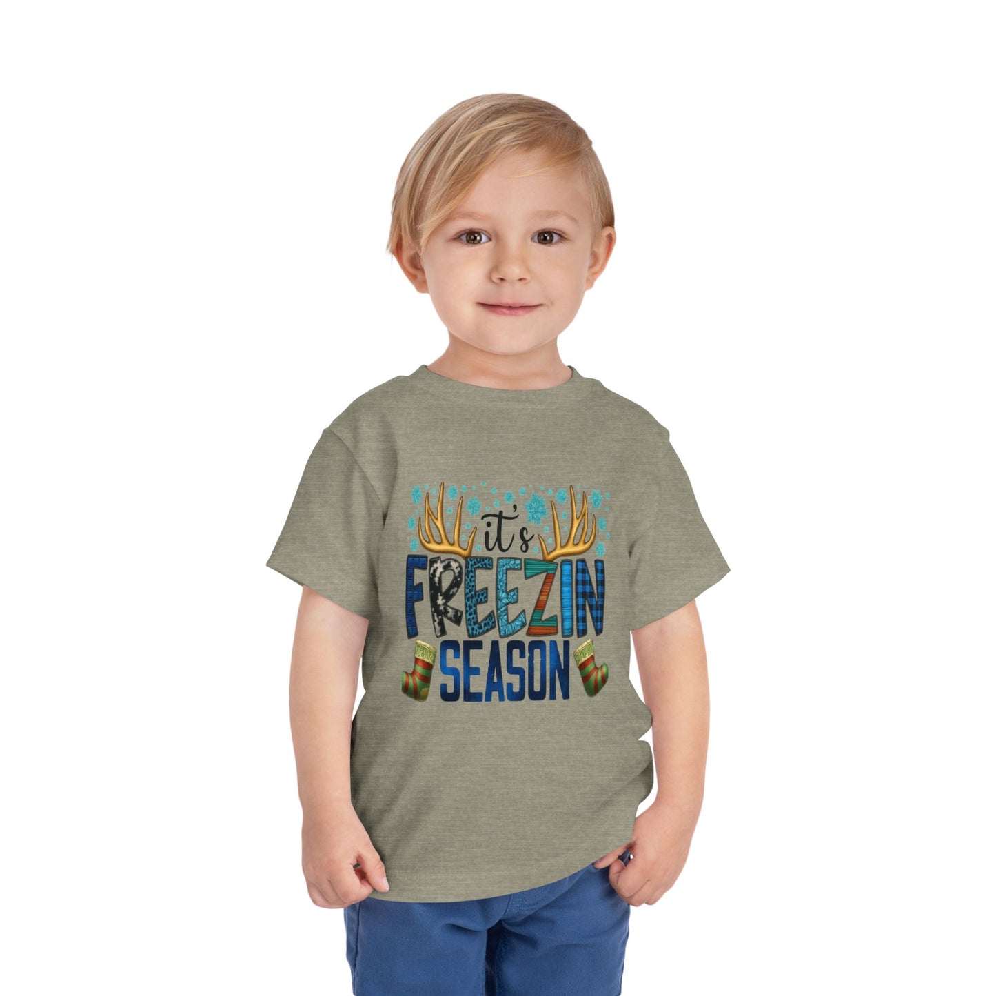 It's FREEZIN' SEASON Toddler Christmas Tee