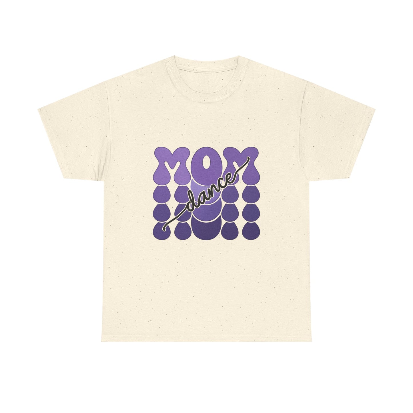 MOM Dance – Purple Letter Stage Spirit Tee