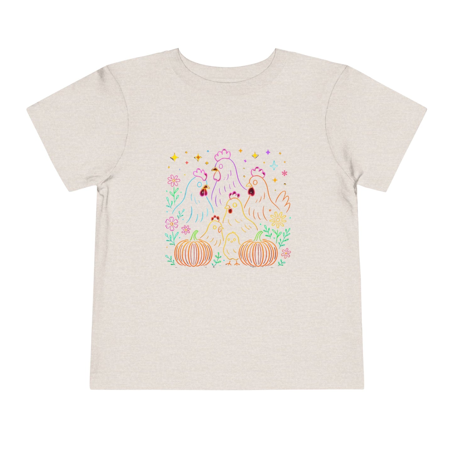 Chicken & Pumpkins Toddler Christmas Tee