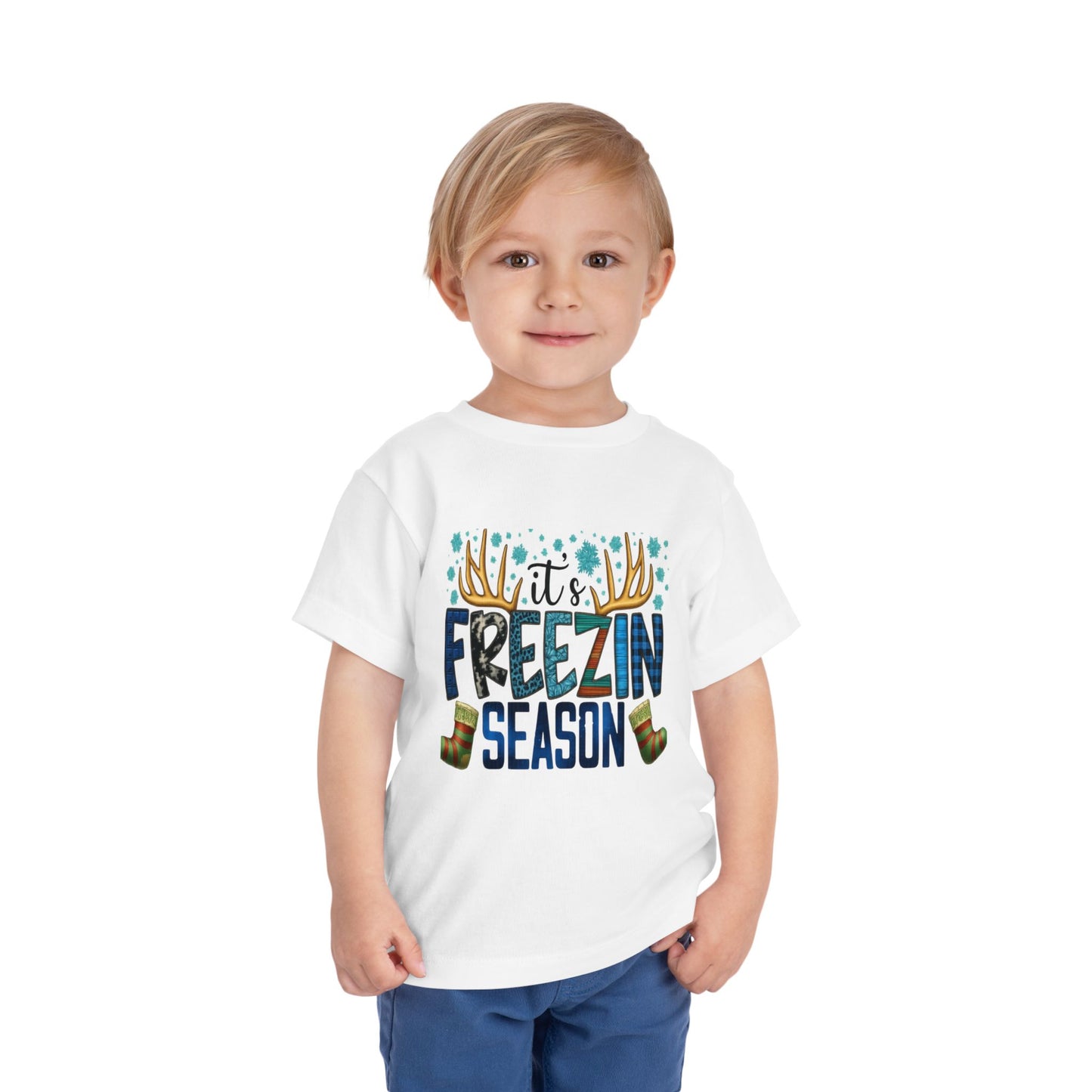 It's FREEZIN' SEASON Toddler Christmas Tee