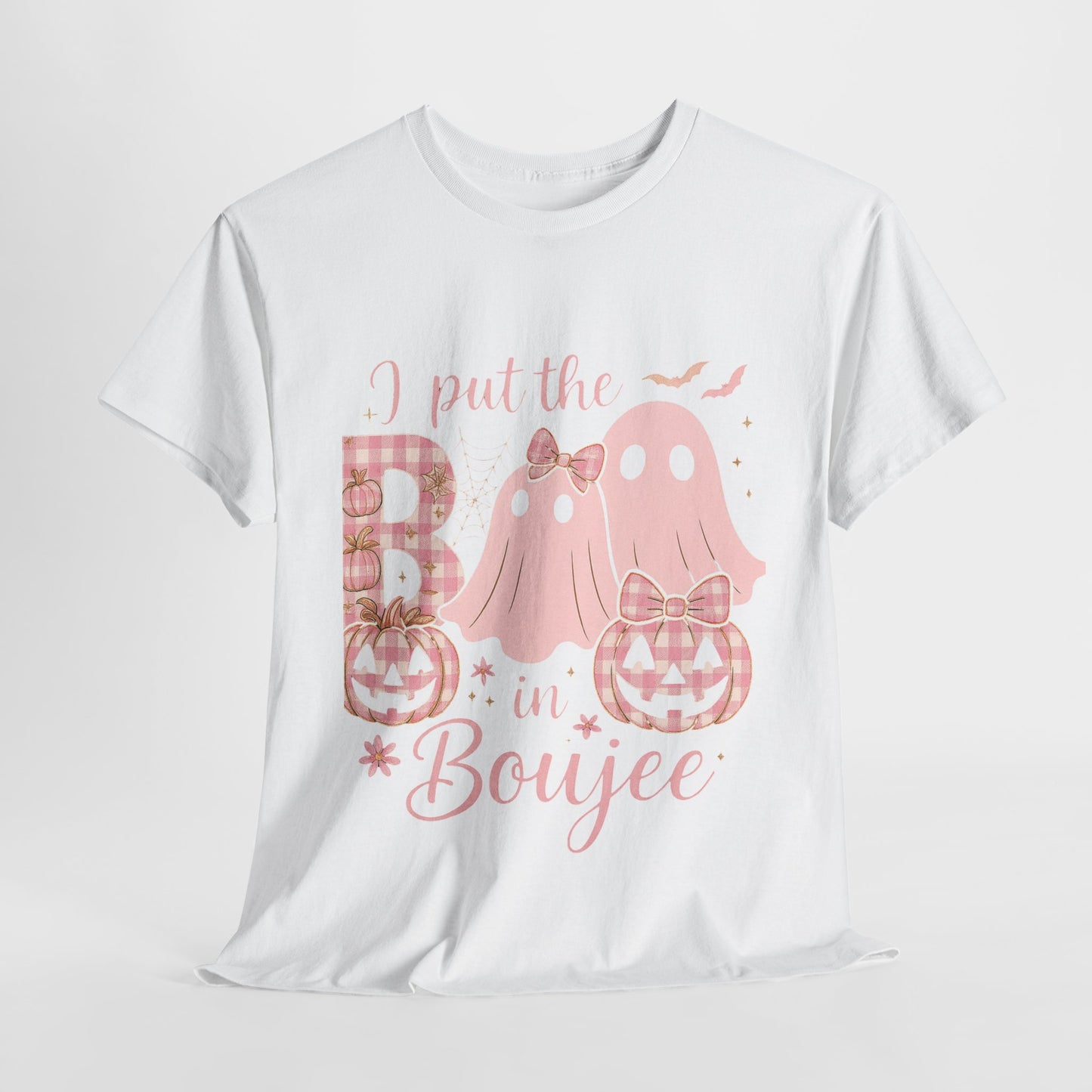 I Put The B In Boujee Pink Halloween Tee