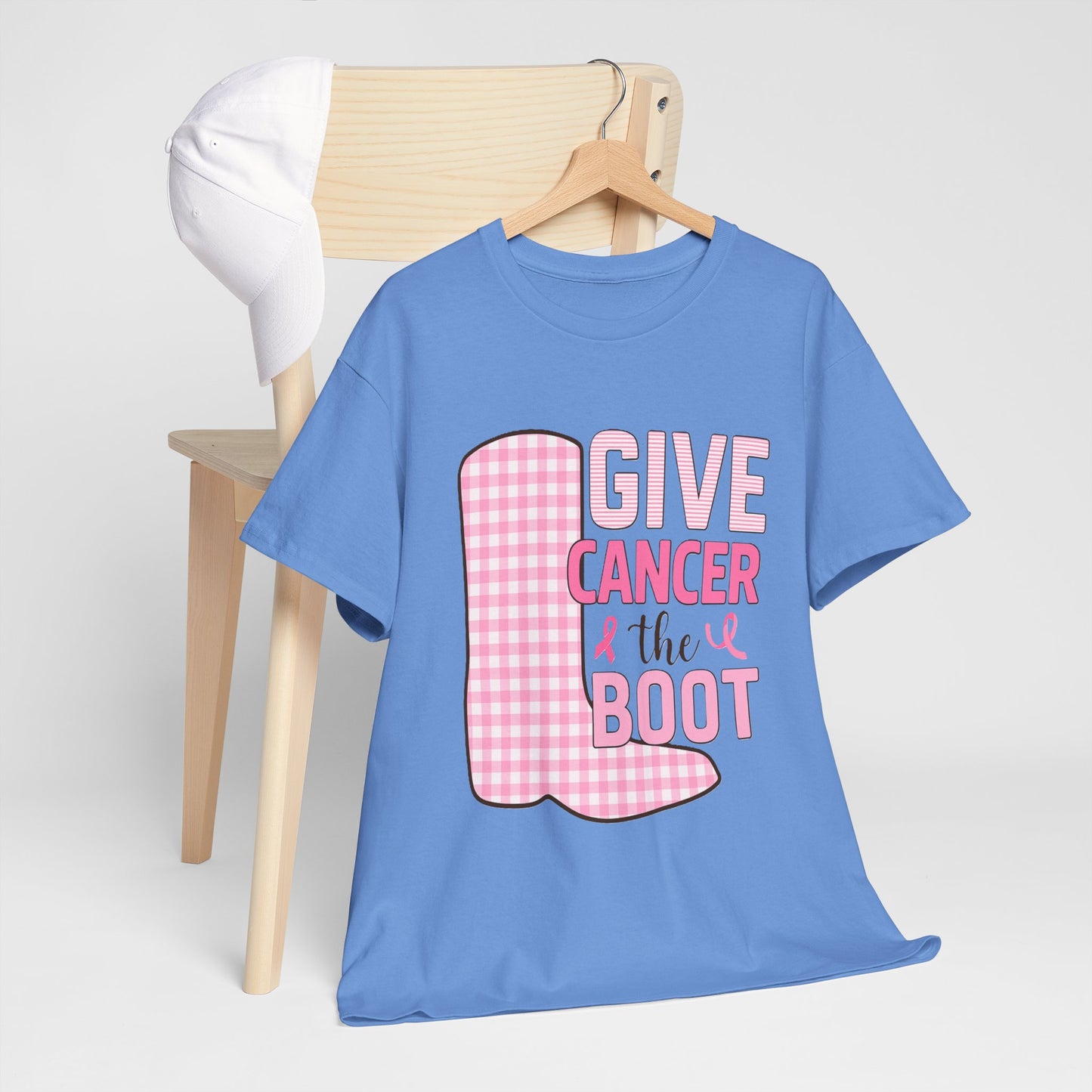 Give Cancer the Boot - Breast Cancer Awareness Tee