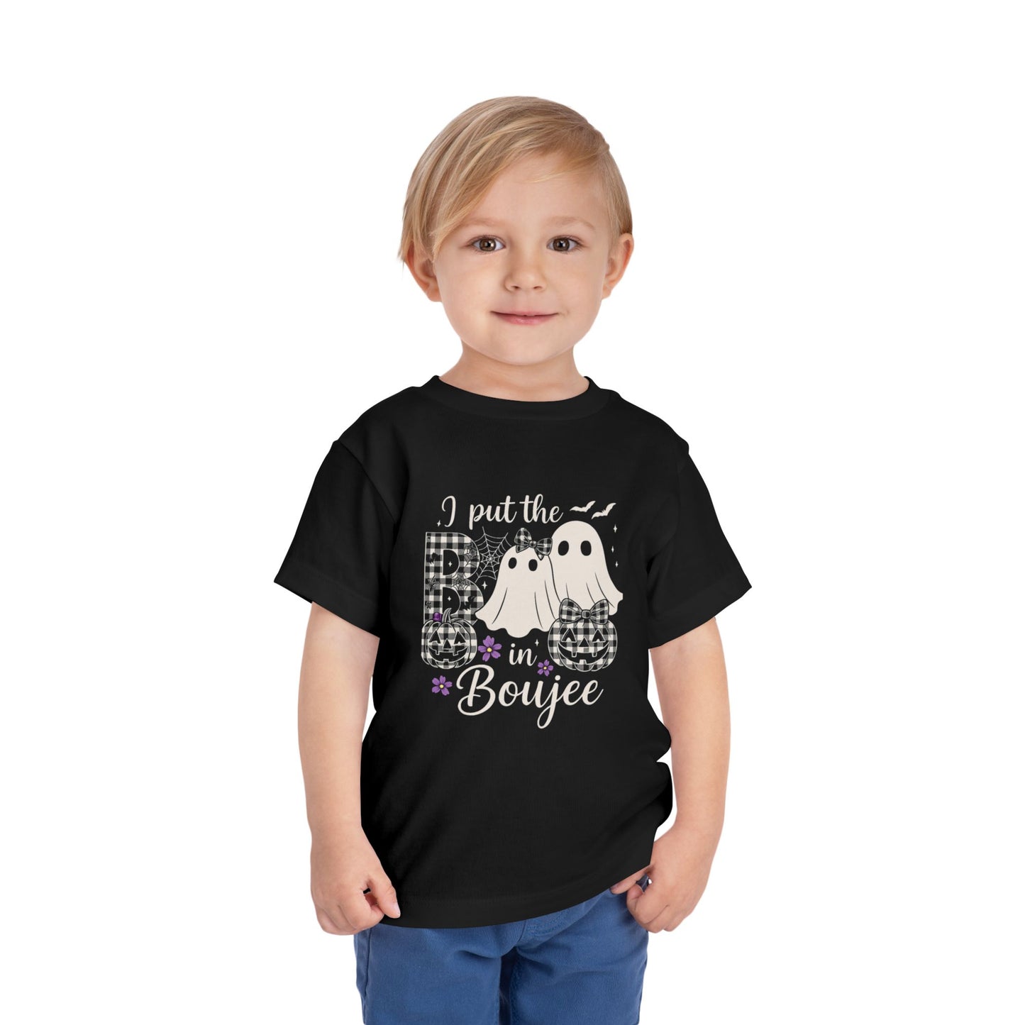 Boujee Halloween Toddler Tee: I Put the B in Boujee
