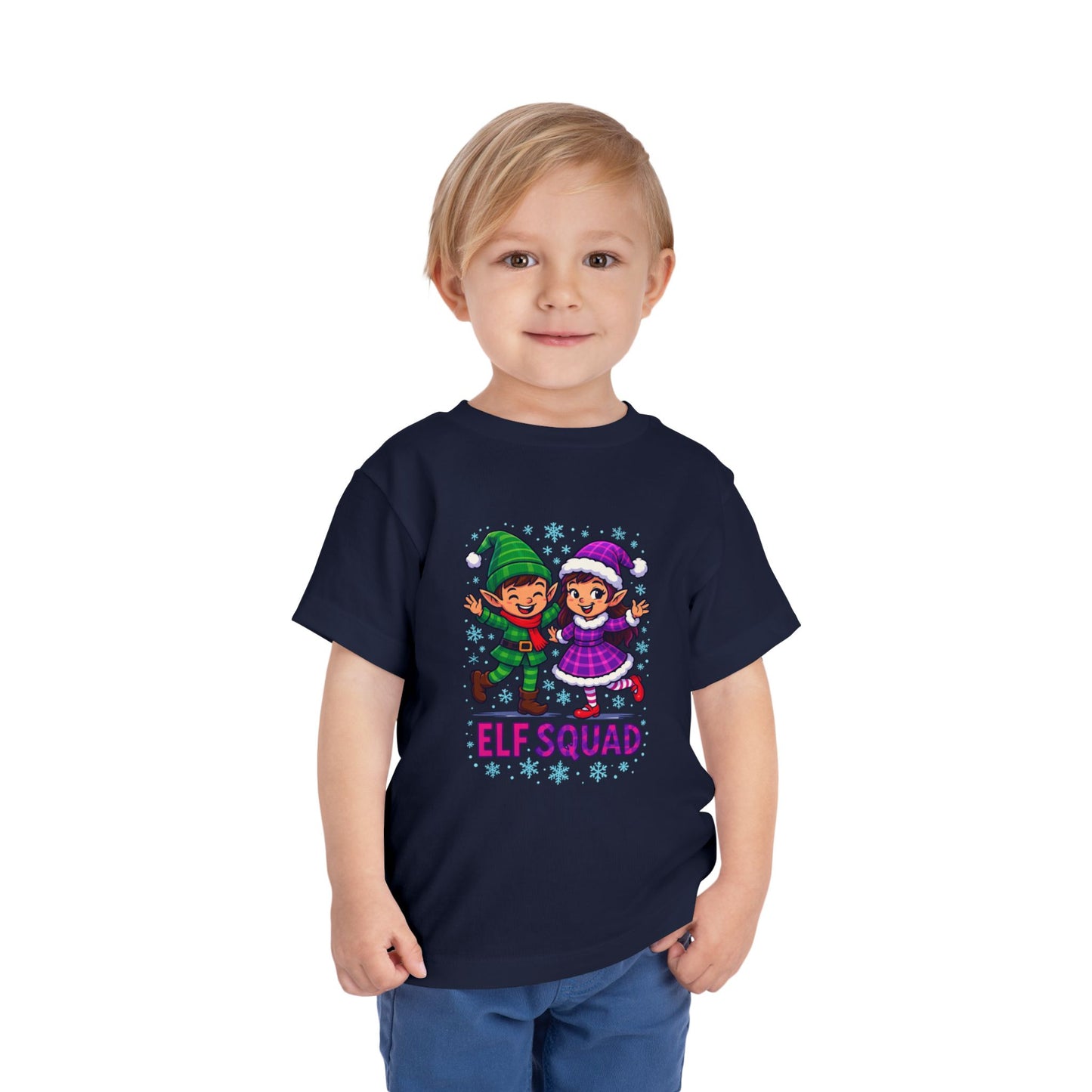 Elf Squad Toddler Christmas Tee