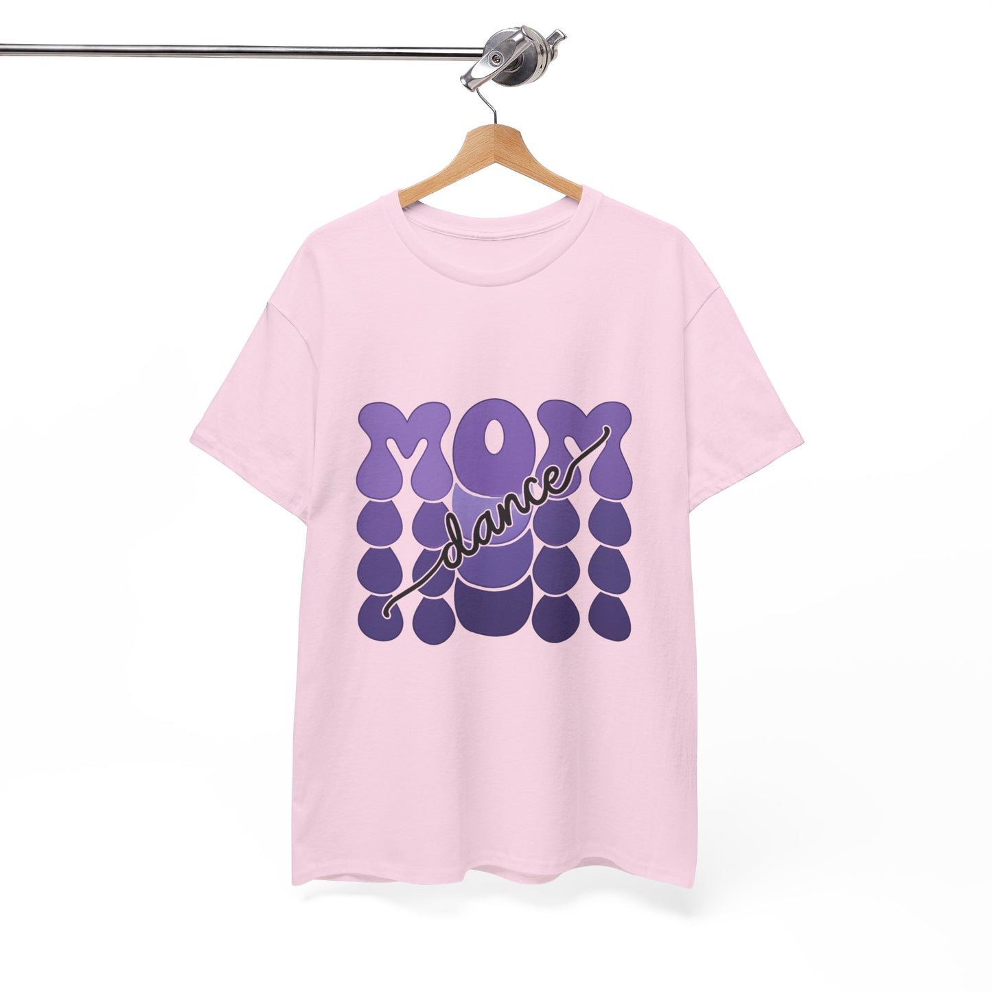MOM Dance – Purple Letter Stage Spirit Tee