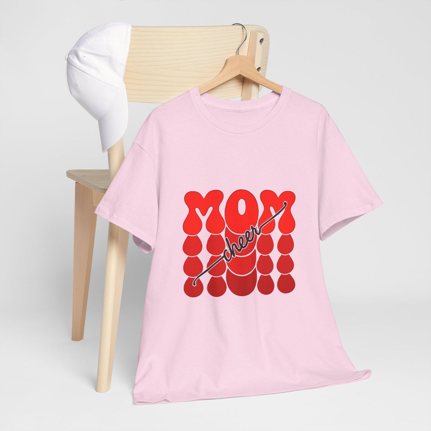 Retro Mom Cheer Tee – Bold Support & Spirit Shirt