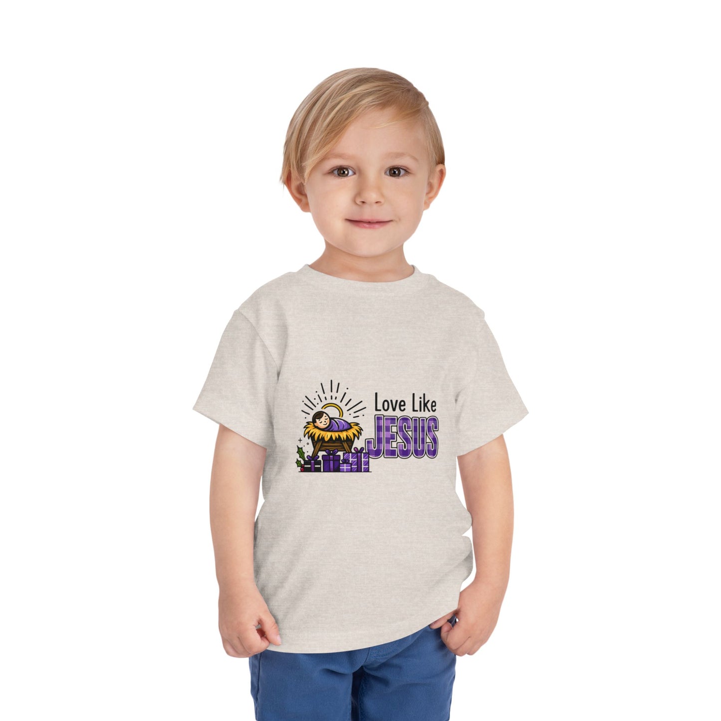 Love Like Jesus Toddler Christmas Tee