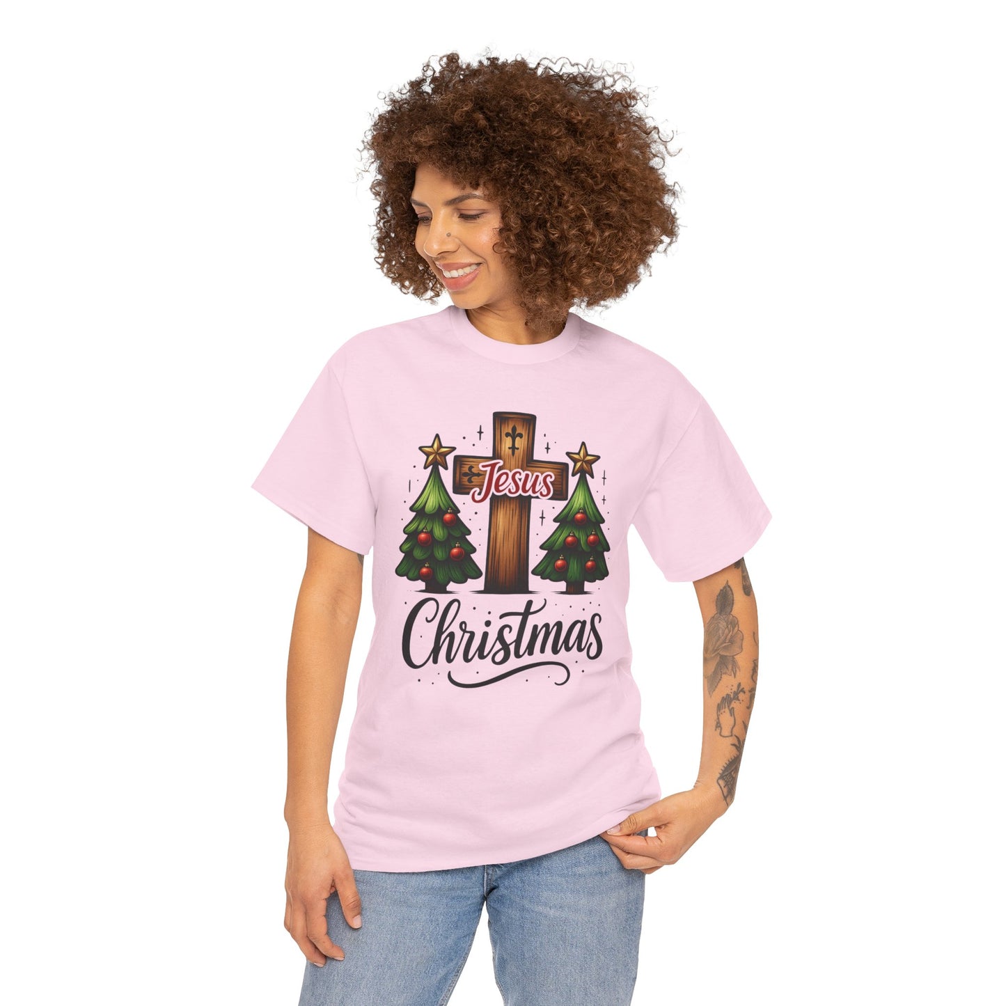 Christmas Cross Unisex Tee