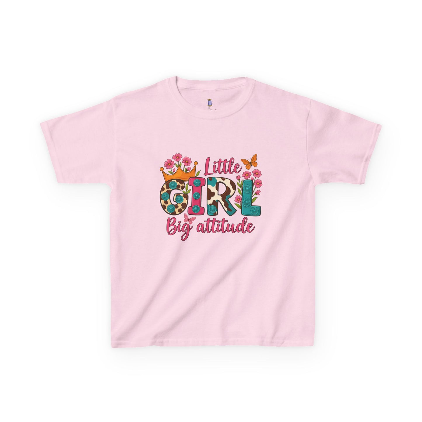 Little Girl Big Attitude Tee - Fun Kids Shirt, Birthday Gift, Casual Outfit, Girls Fashion, Playtime Wear