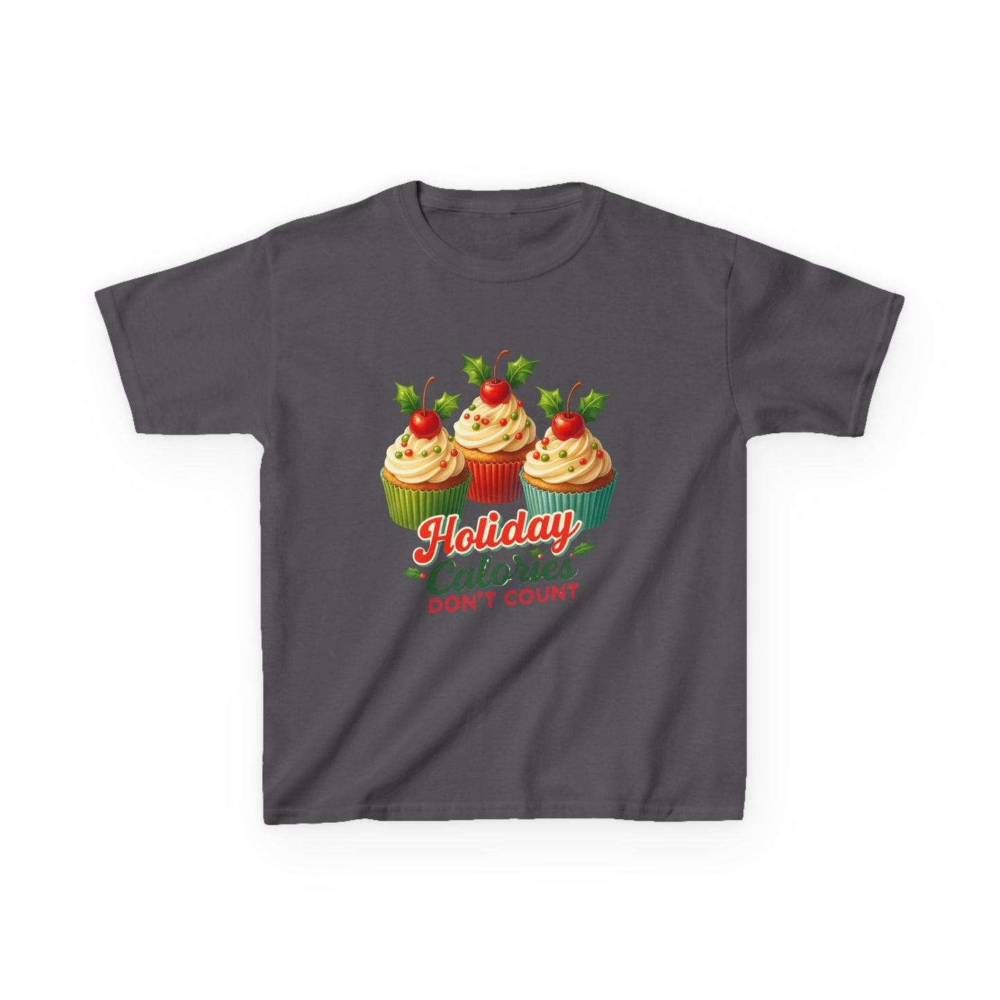 Holiday Cupcake Dino Tee - Christmas Fun!