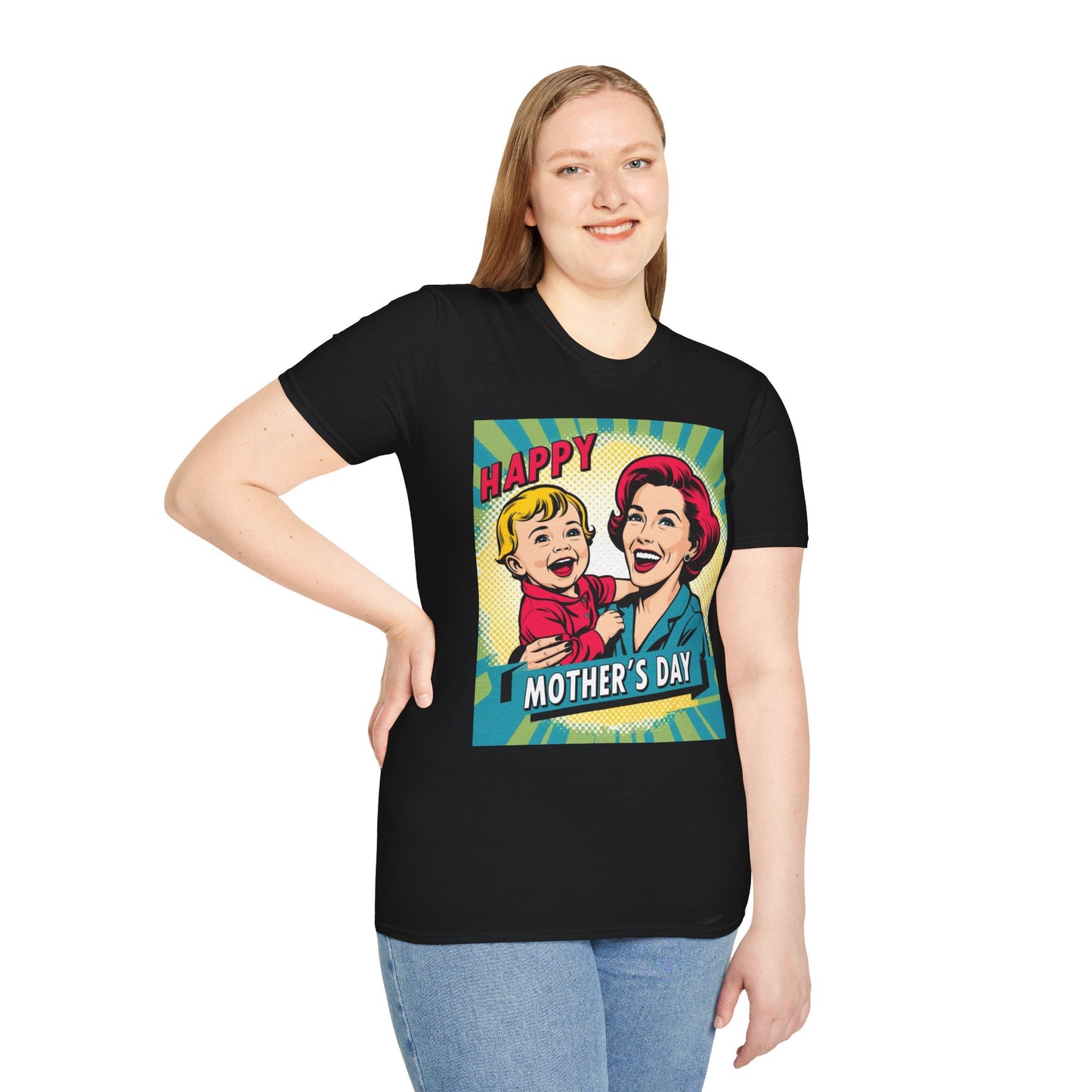 Happy Mother's Day Unisex T-Shirt, Vintage Graphic Tee, Gift for Mom, Celebration Apparel, Mother's Day Presents, Comfortable Casual Wear