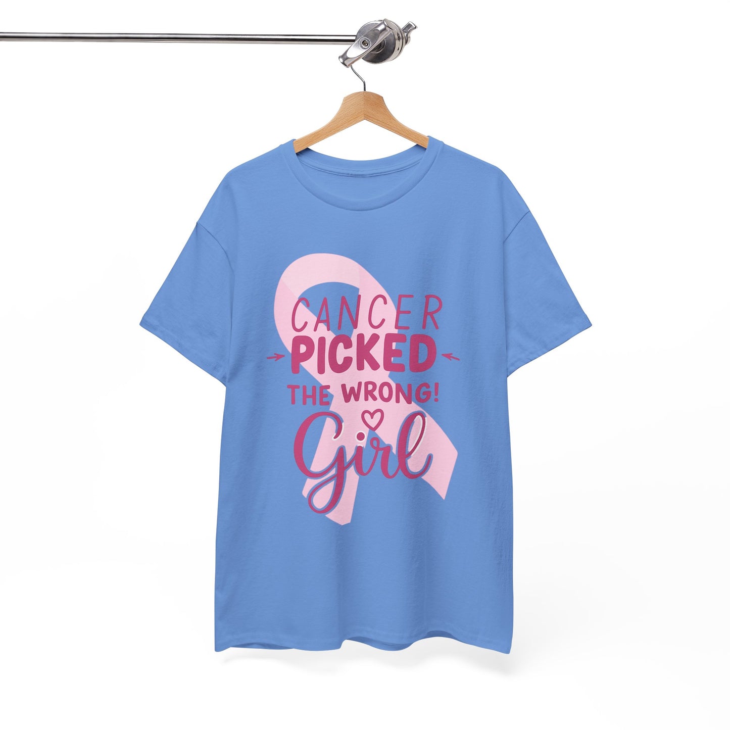 Cancer: The Wrong Picked Girl - Pink Ribbon Tee