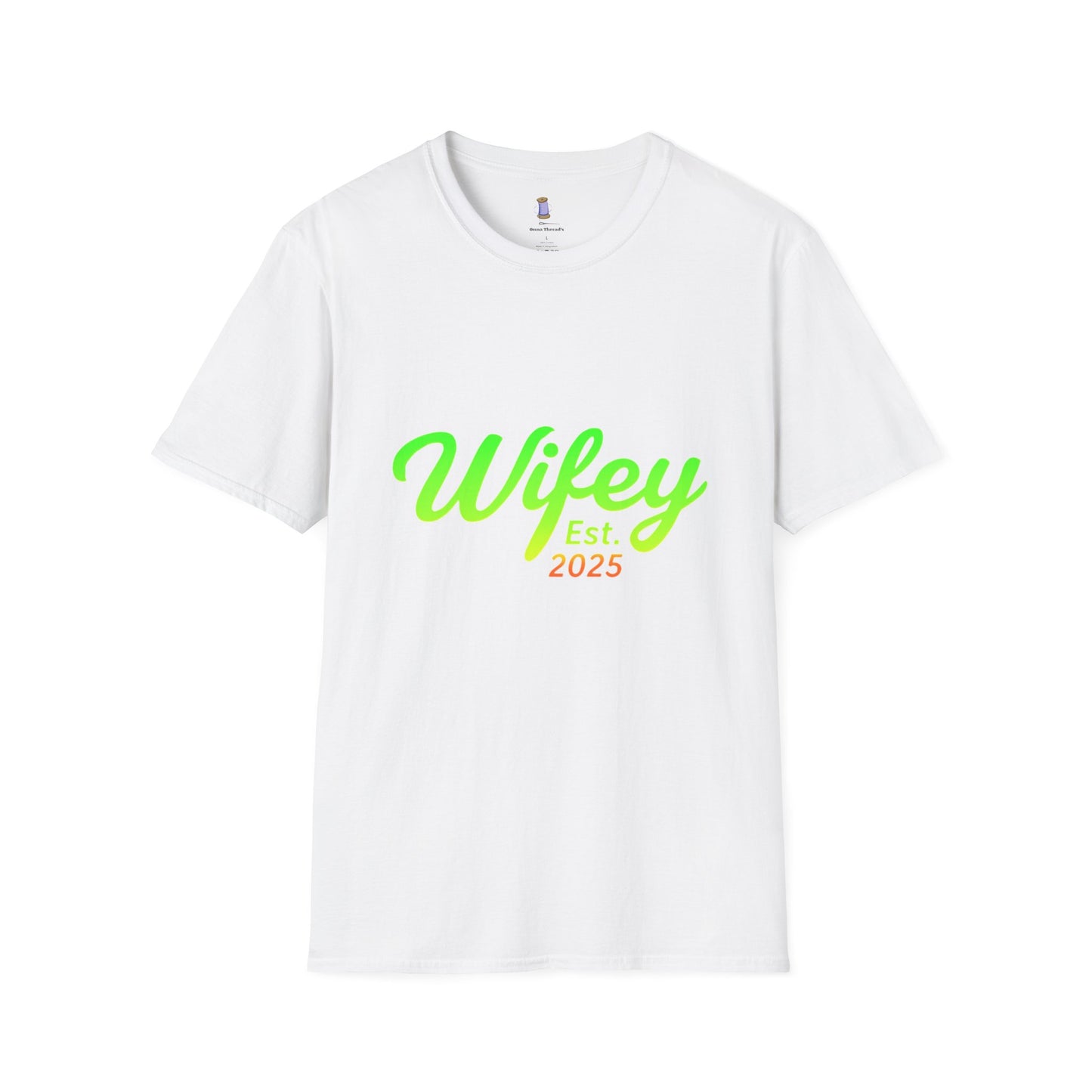 Wifey Est. 2025 T-Shirt, Bridal Shower Gift, Newlywed Apparel, Wedding Favor, Engagement Celebration Tee, Cute Couple Top