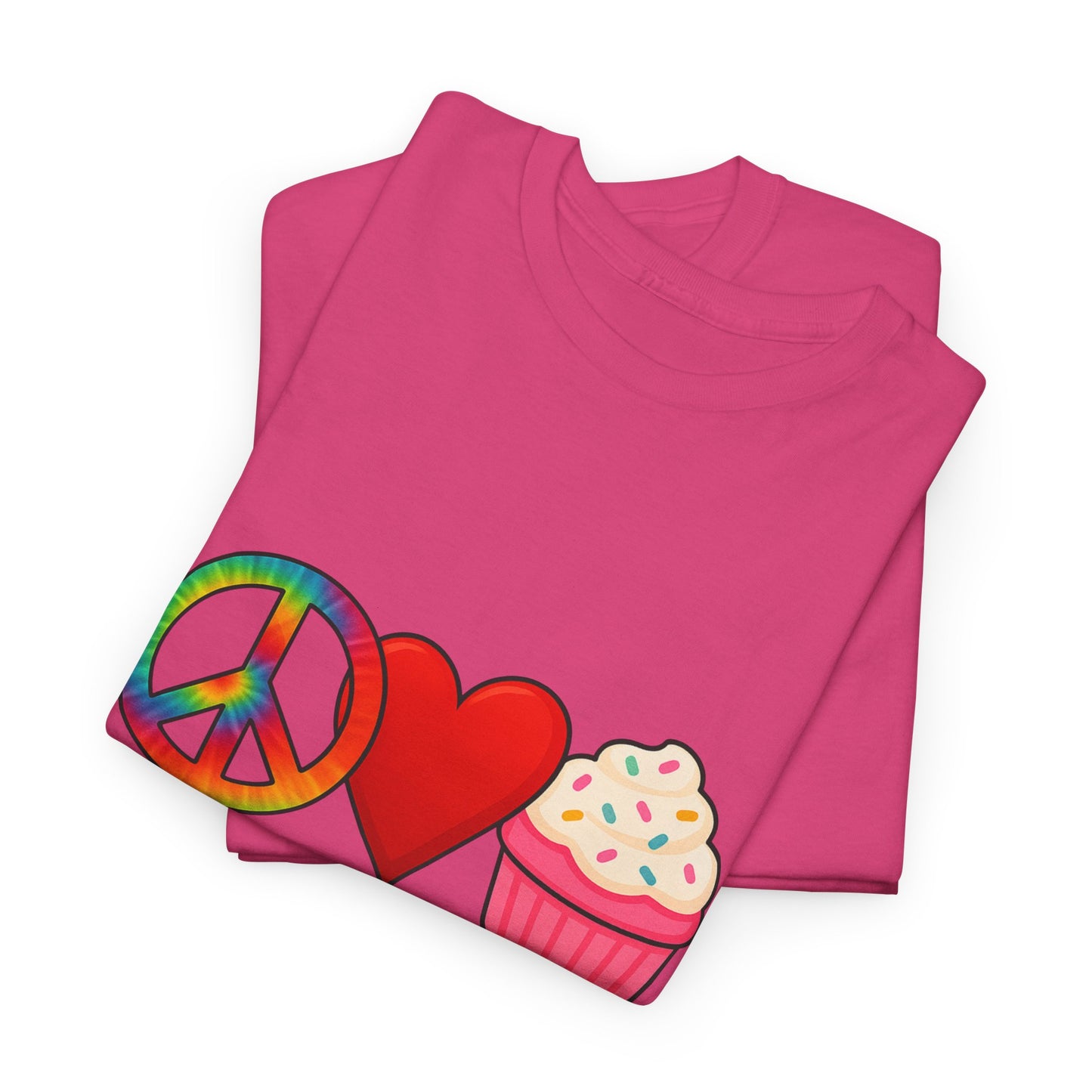Tie-Dye Peace Sign Tee Love Celebration Shirt