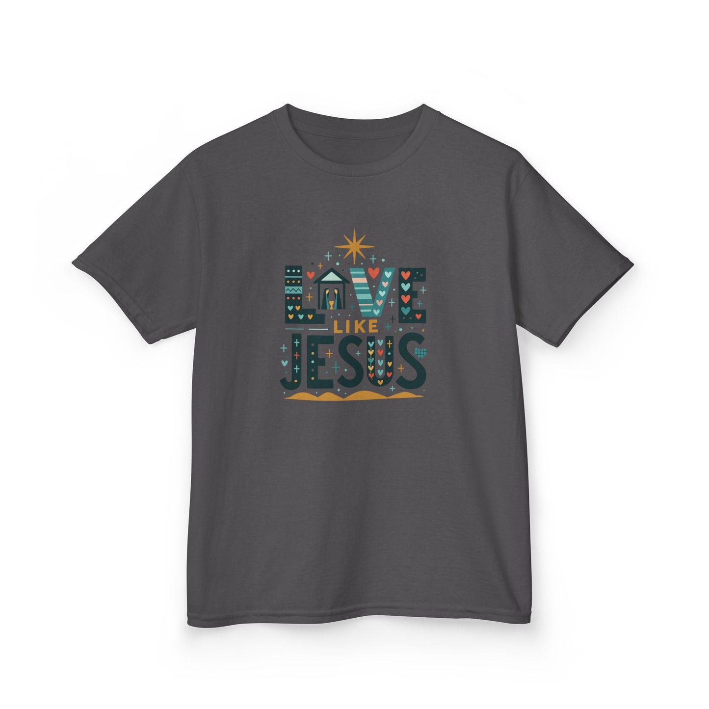 Love Like Jesus - Dino Christmas Tee