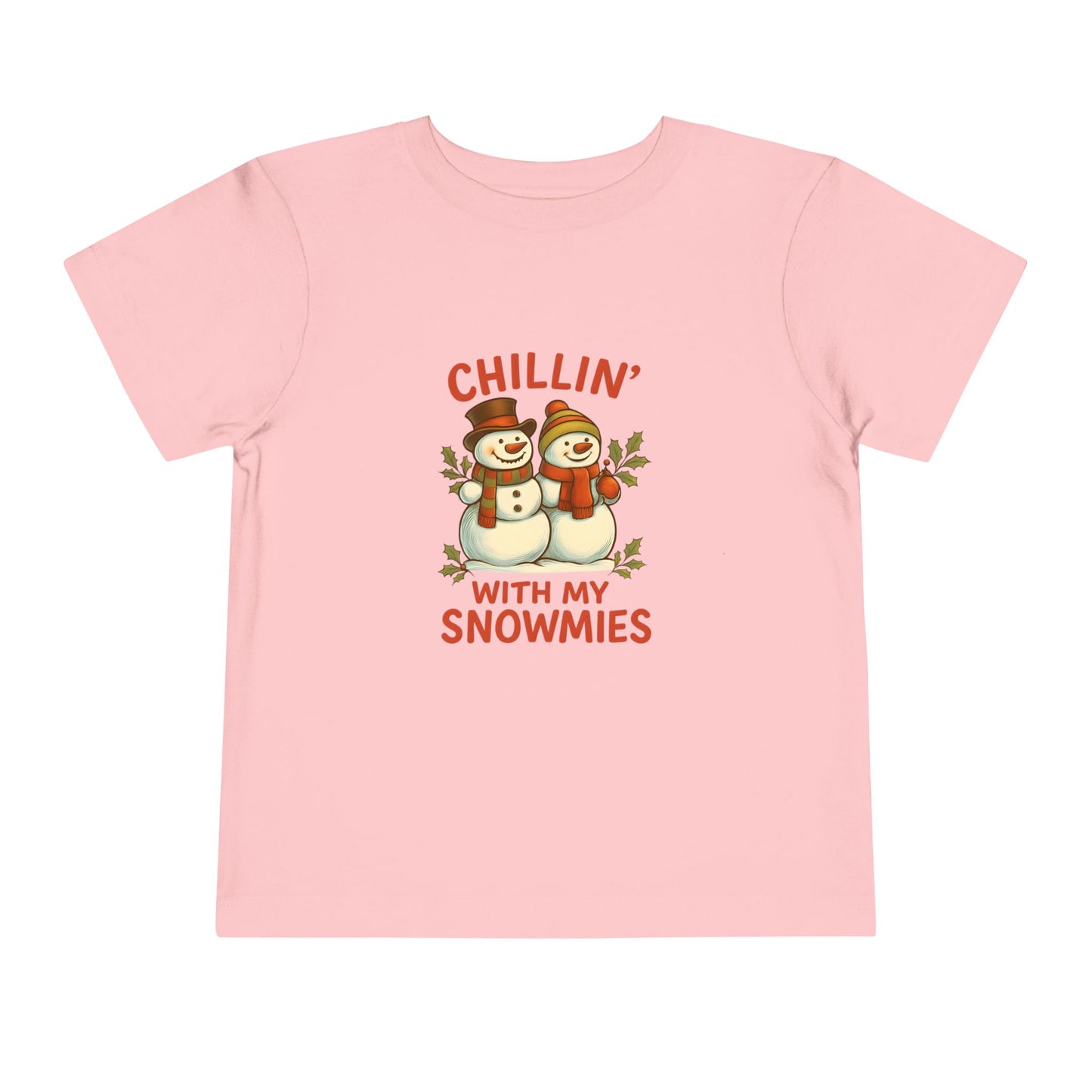 Chillin' With My Snowmies Toddler Christmas Tee