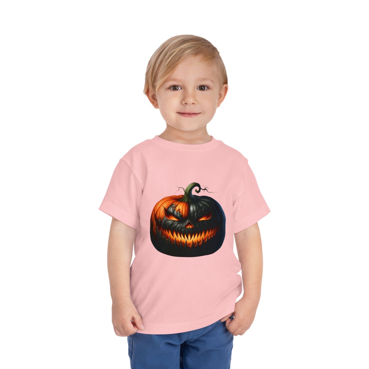 Spooky Jack-o'-Lantern Toddler Halloween Tee