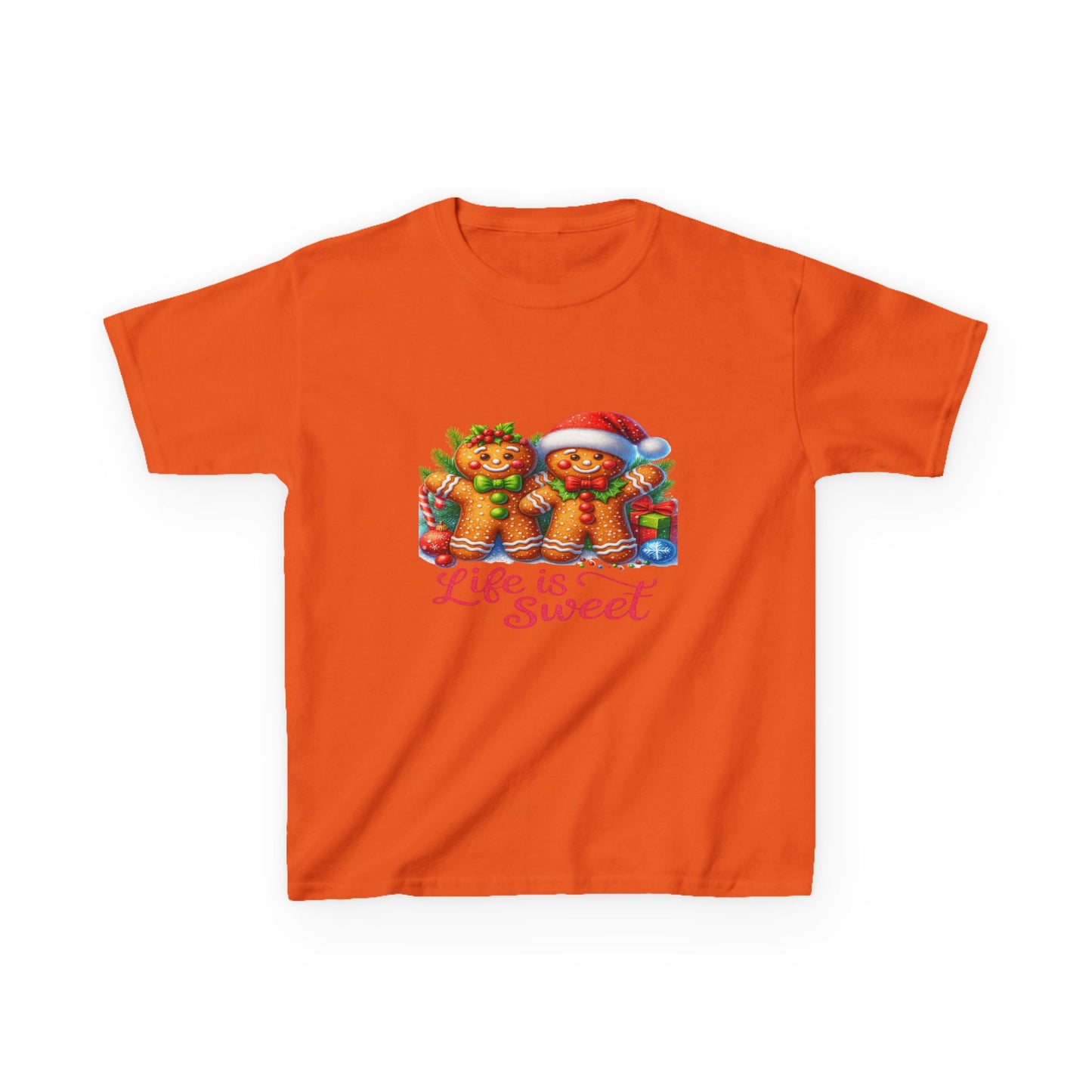 Gingerbread Dino Christmas Tee - Life is Sweet!