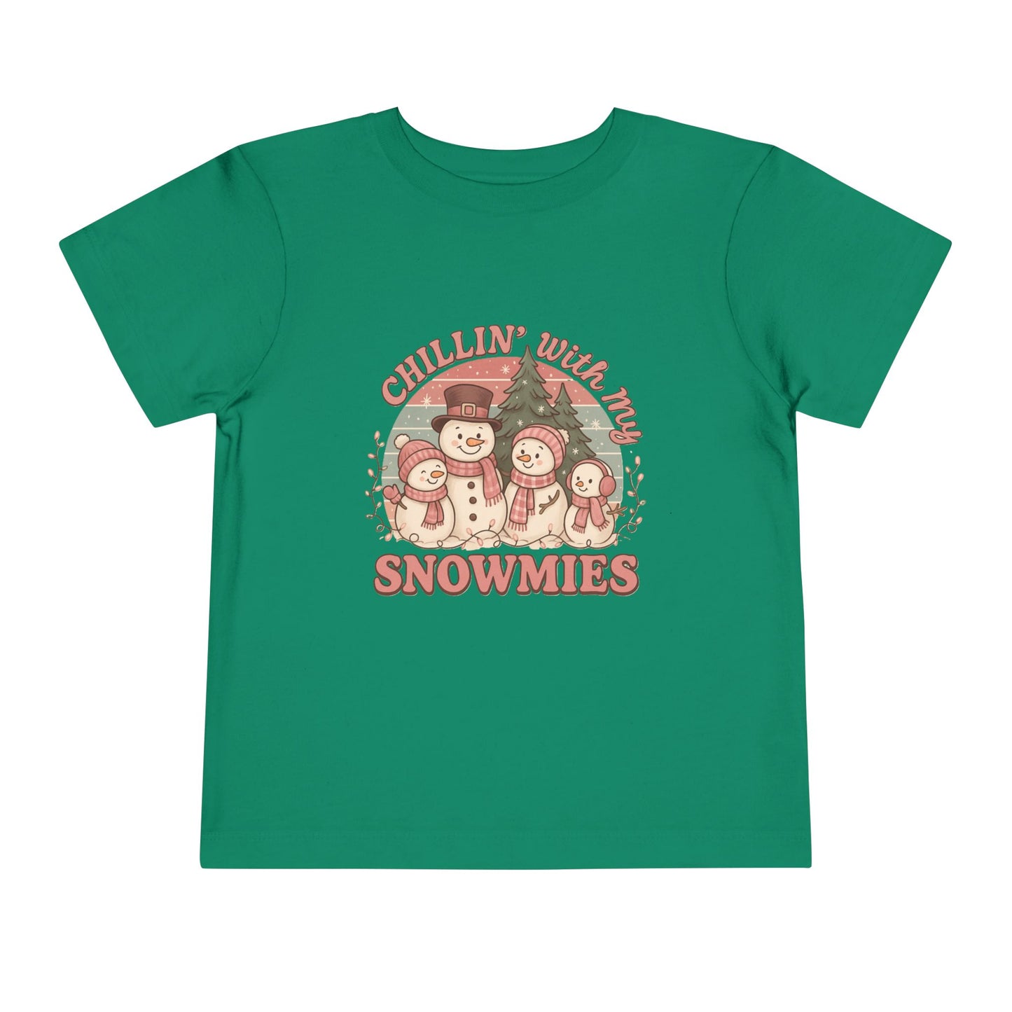 Chillin' Snowmies Toddler Christmas Tee