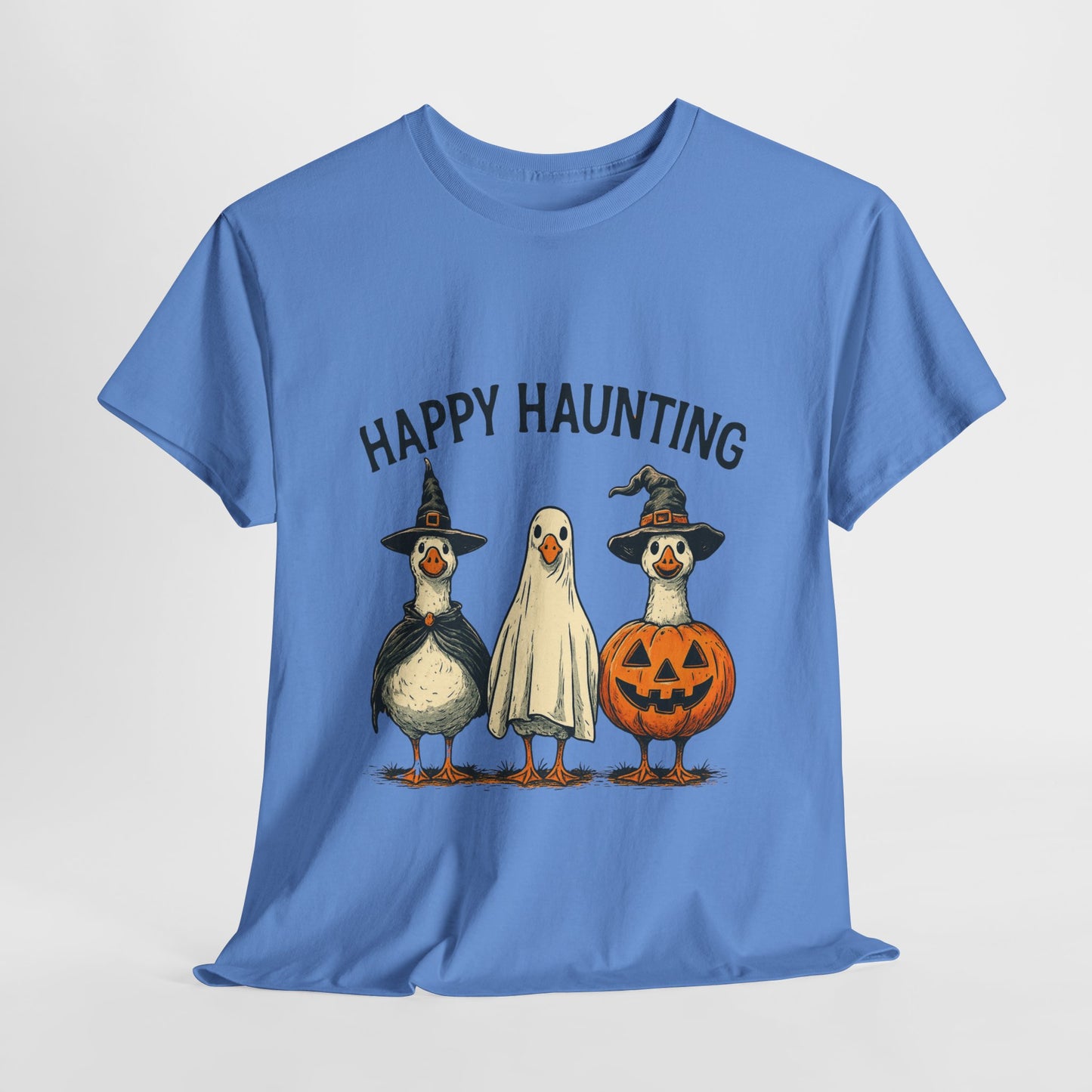 Happy Haunting Geese Halloween Tee