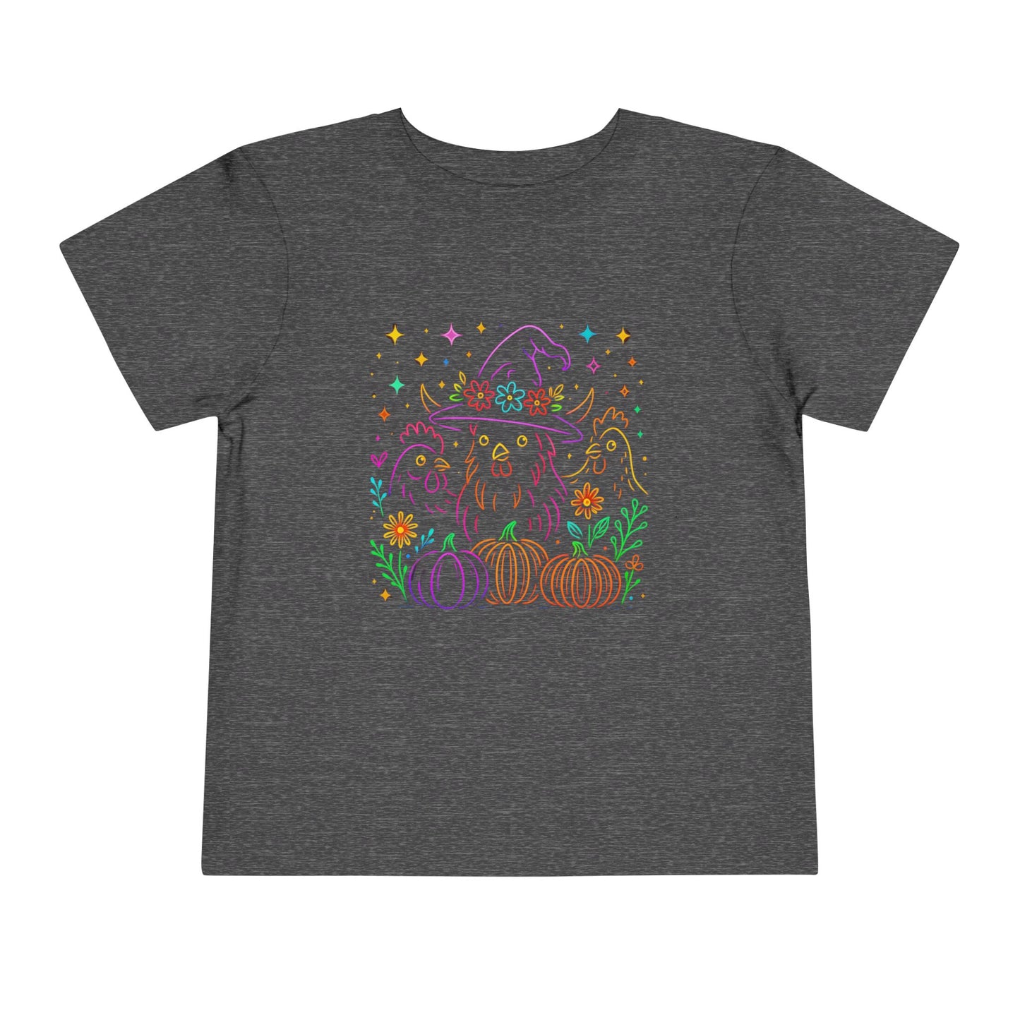 Witch Chicken Halloween Toddler Christmas Tee