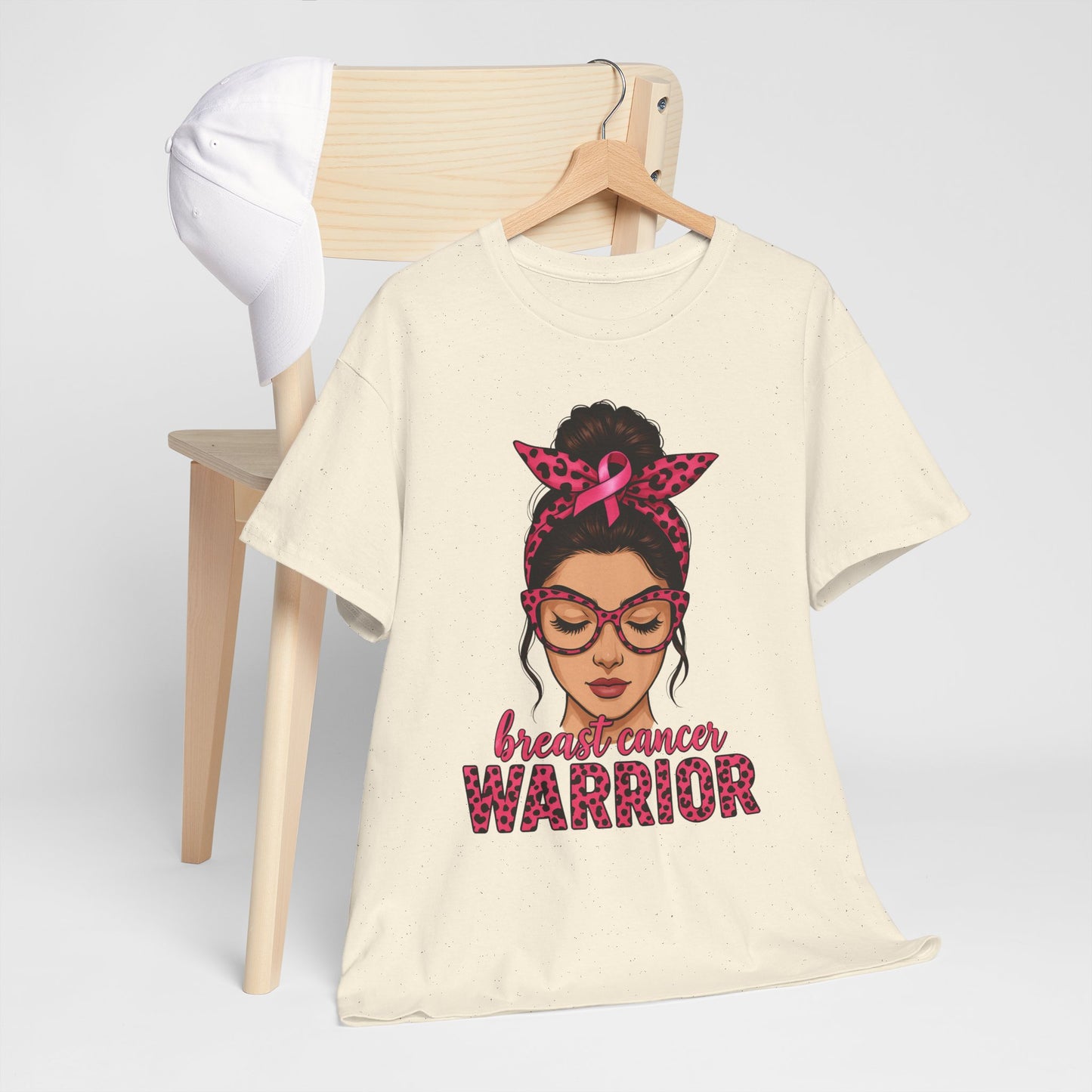 Breast Cancer Warrior Tee - Pink Ribbon Support