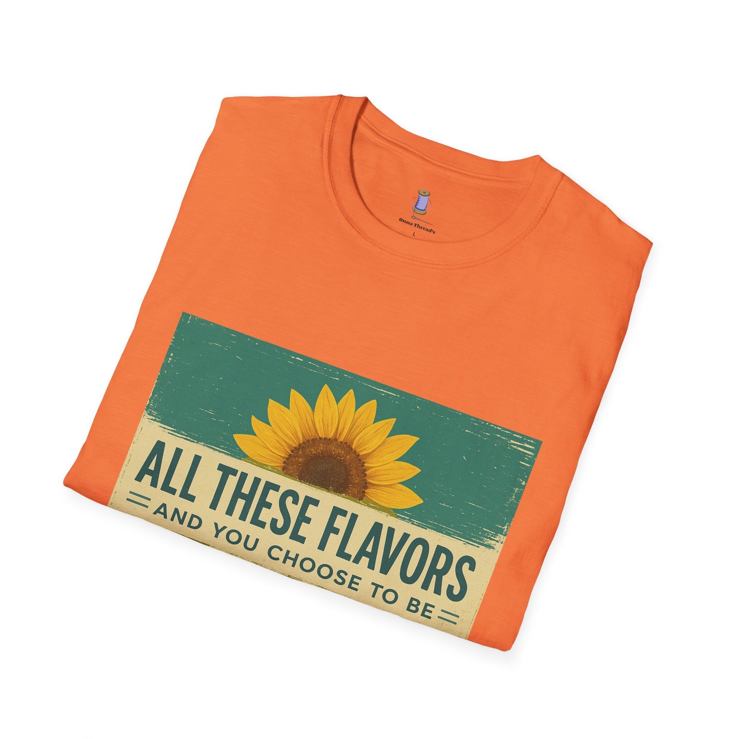 Sunflower Salty T-Shirt: Unisex Softstyle Tee for Sunshine Lovers, Casual Wear, Birthday Gift, Summer Vibes, Relaxed Style